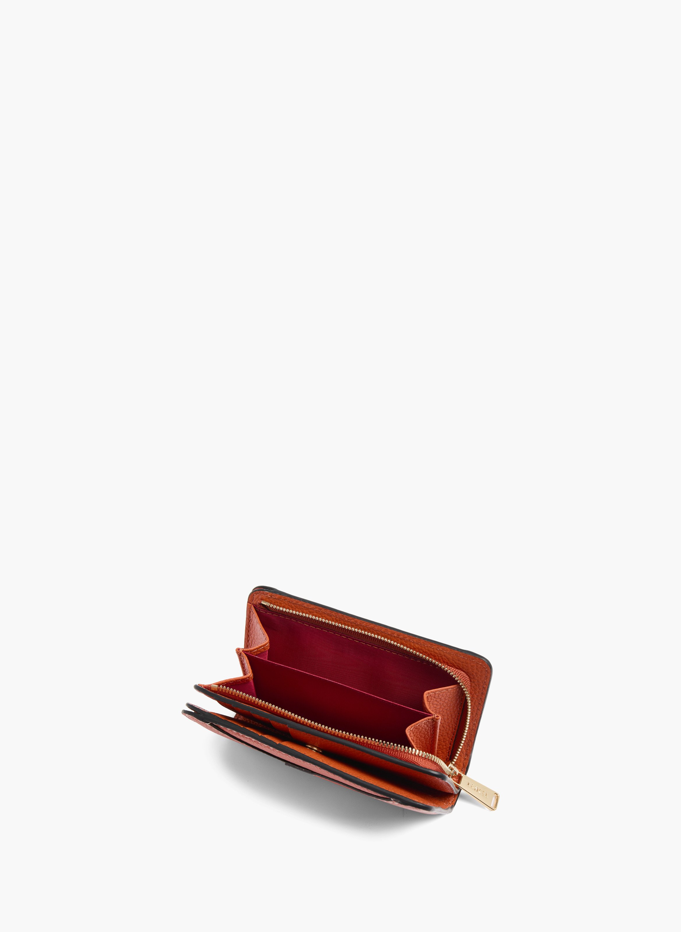 Porte-cartes rectangulaire à fermeture éclair - louison by lancel LANCEL Orange