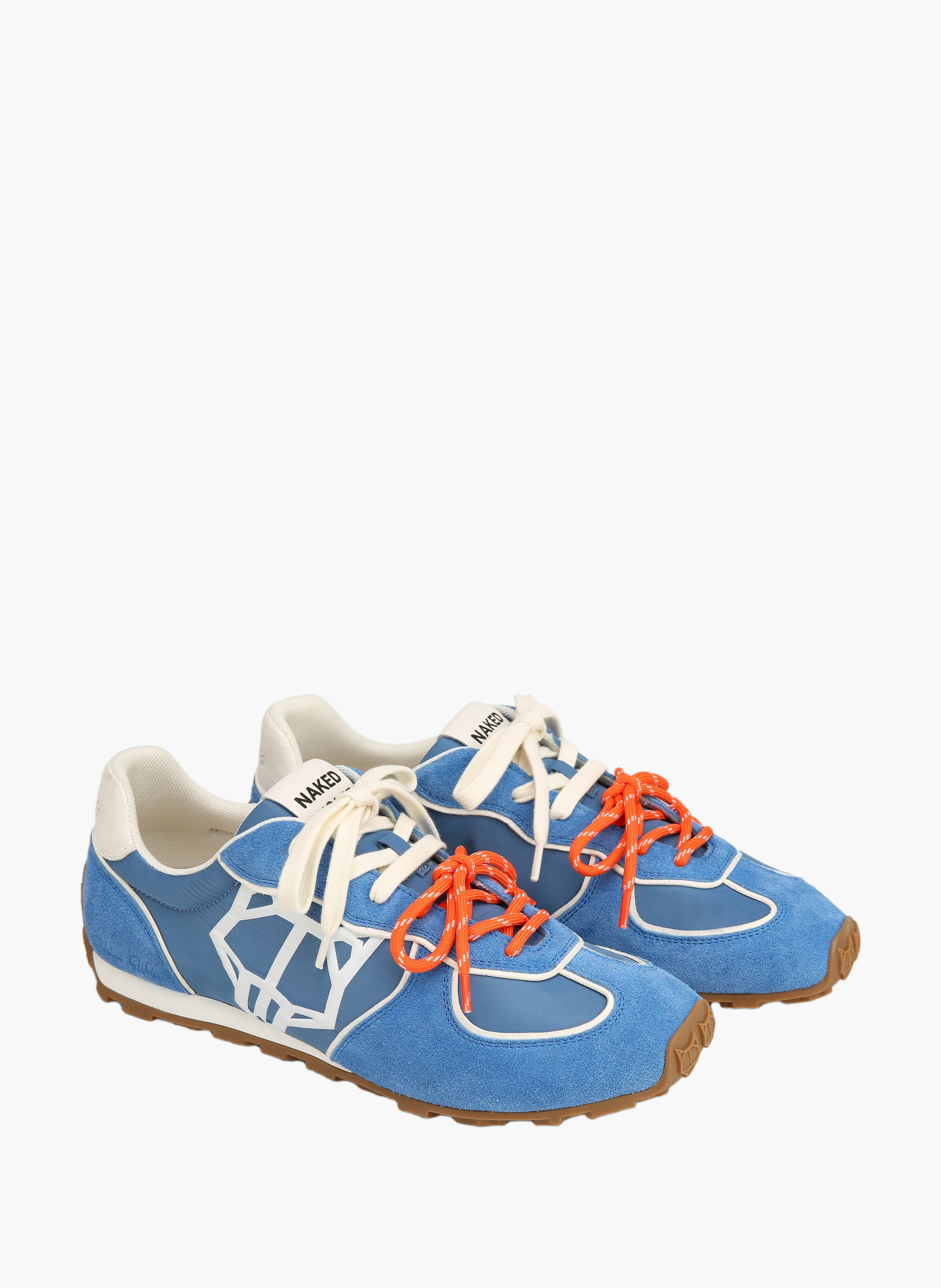 Baskets lightning en nylon NAKED WOLFE Bleu