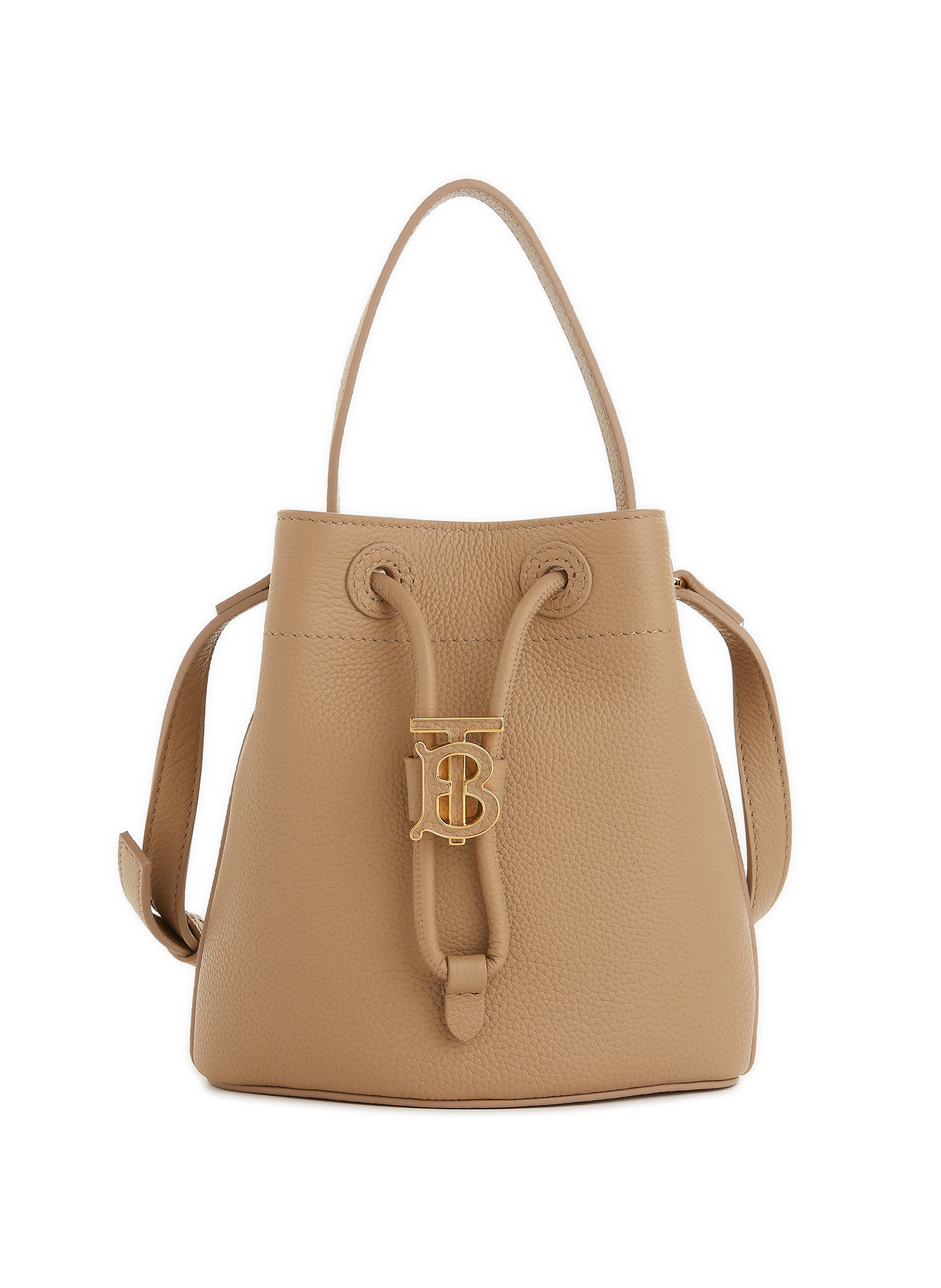 BURBERRY Leather shoulder bag  Beige