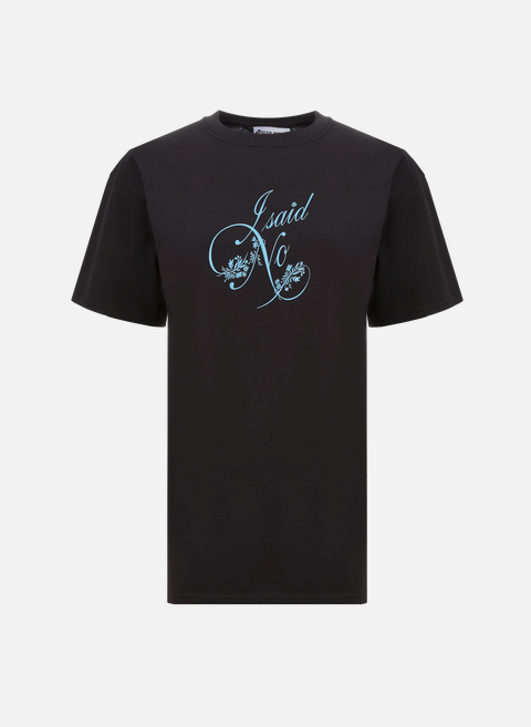 T-shirt imprimé en coton  NoirESTER MANAS 
