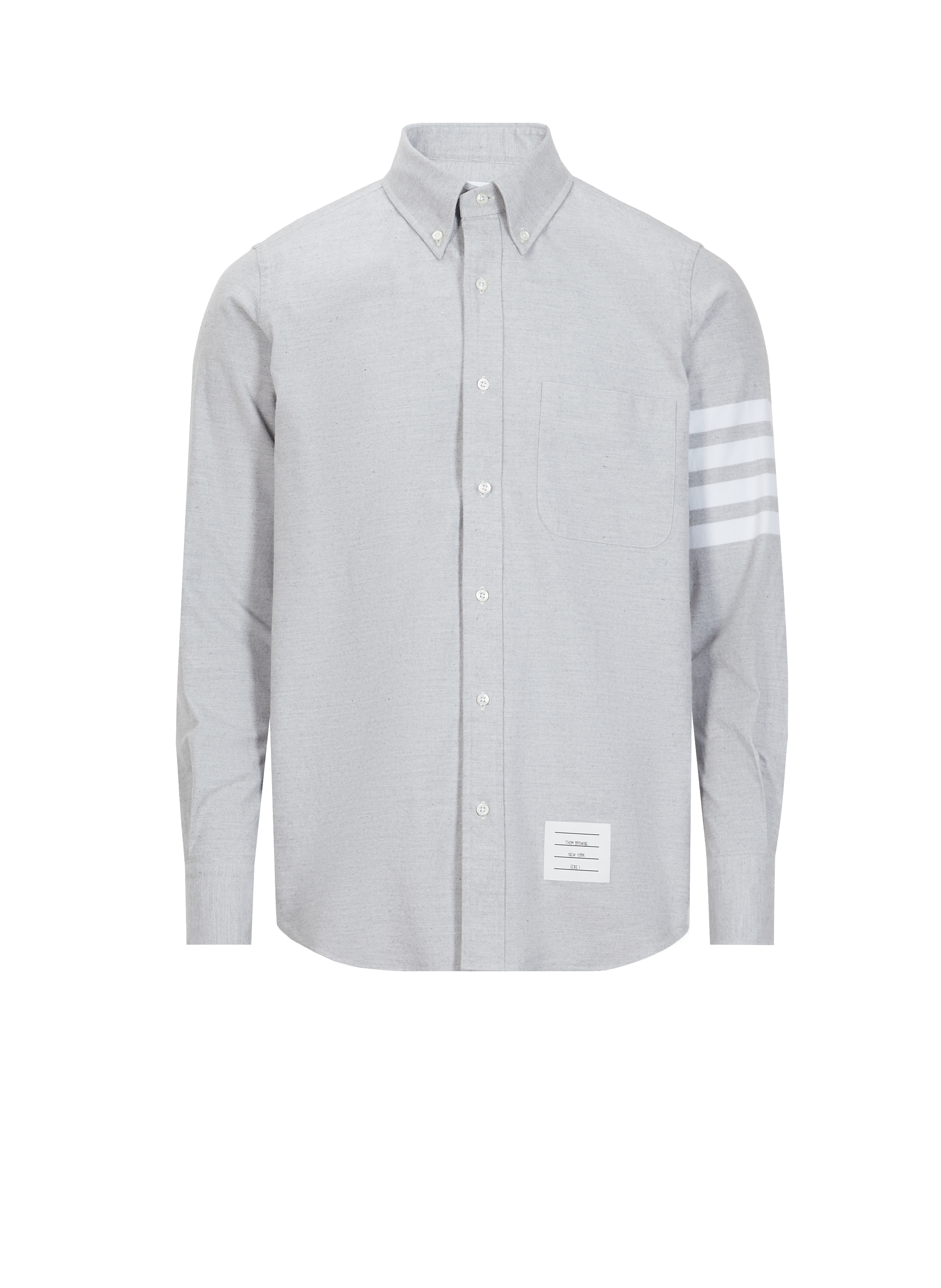 Loose-fit cotton shirt THOM BROWNE Grey