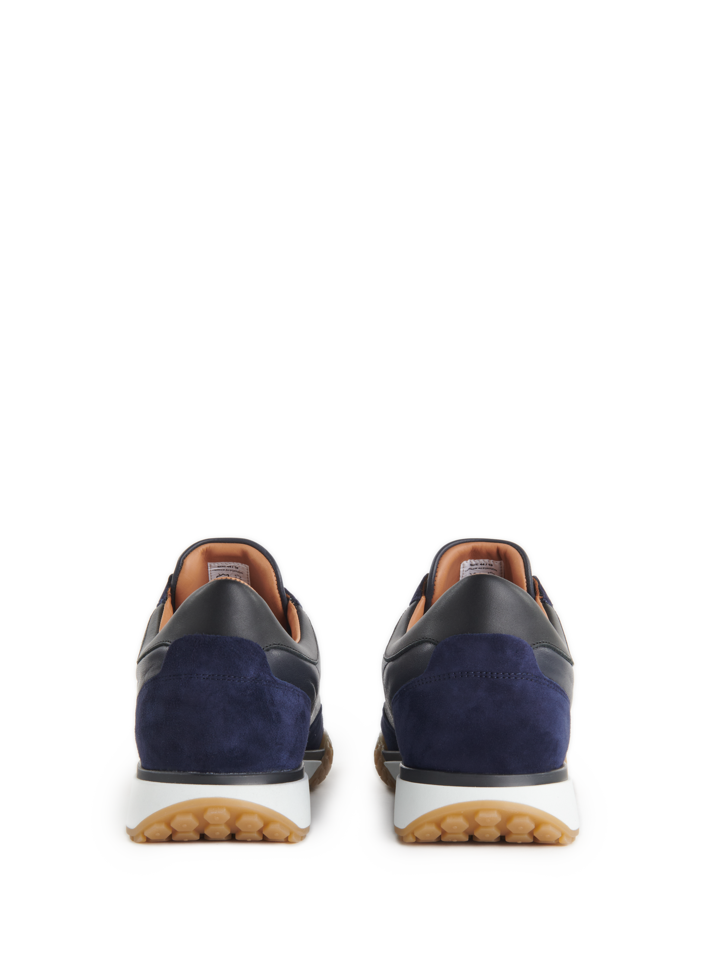 Runner leather sneakers  Blue