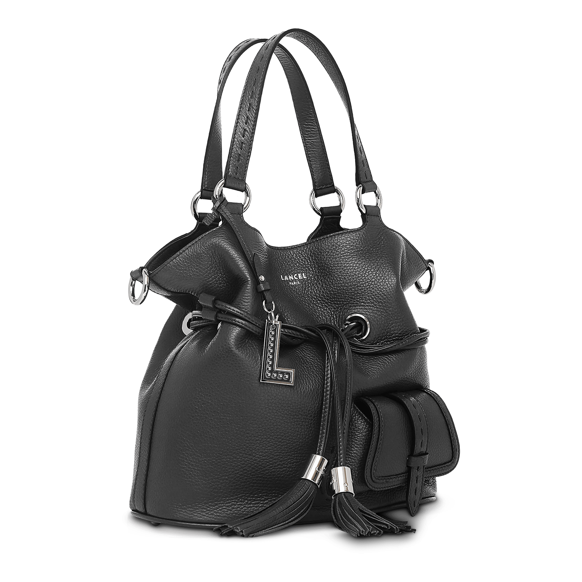 Sac seau m - premier flirt de lancel LANCEL Noir