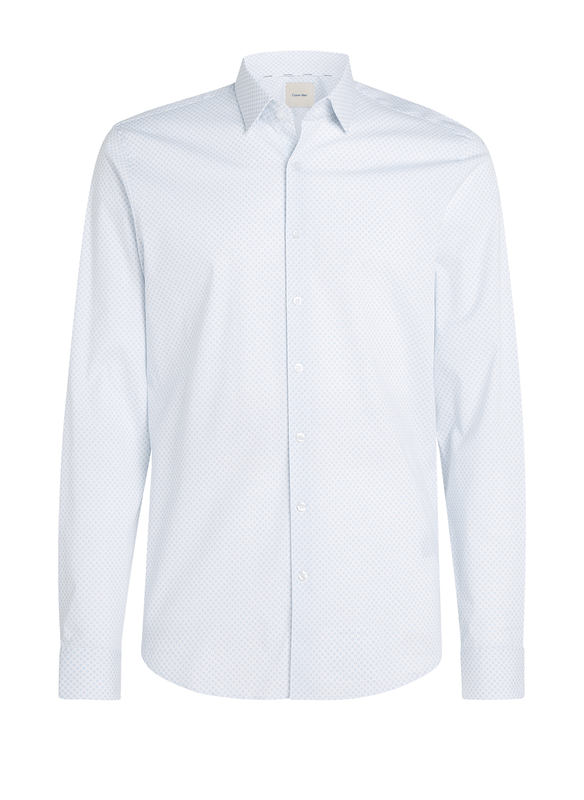 Chemise slim imprimée  CALVIN KLEIN Blanc