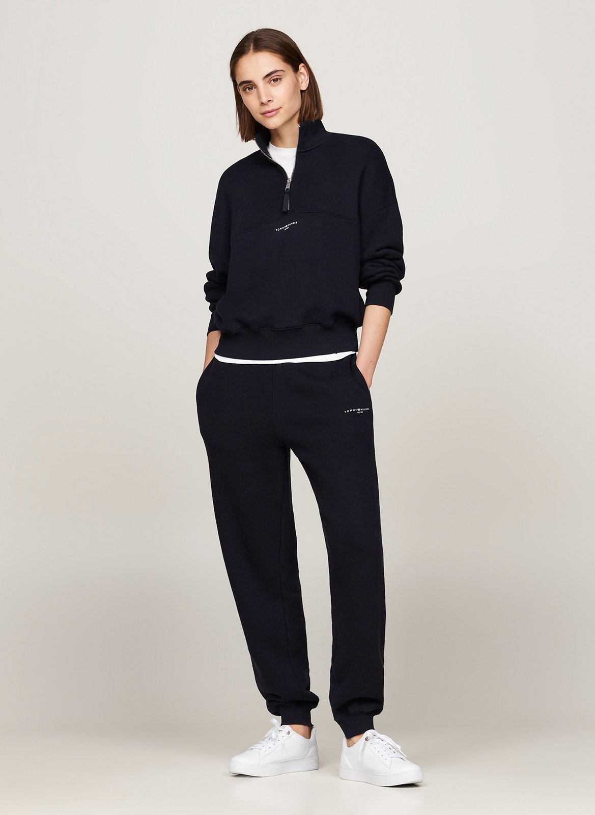 Leather sneakers TOMMY HILFIGER White