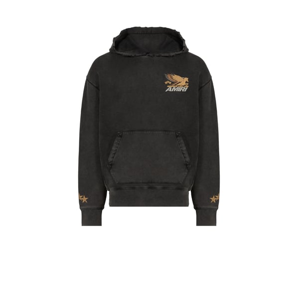 Amiri Hoodie En Coton In Noir