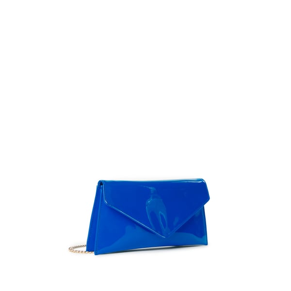Saison 1865 Pochette Folyta En Cuir Verni In Blue