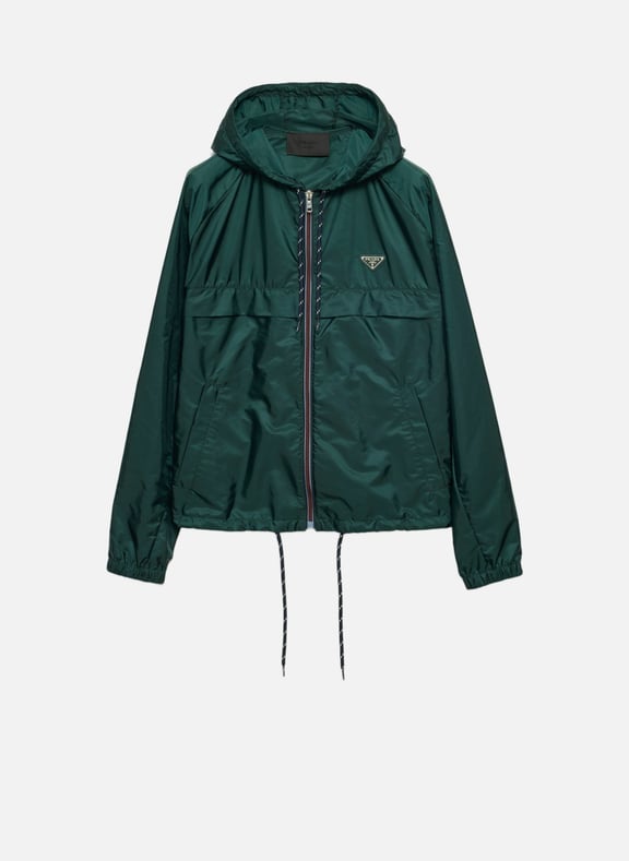 Blouson en re-nylon Vert by PRADA PRADA Blouson en re-nylon Vert