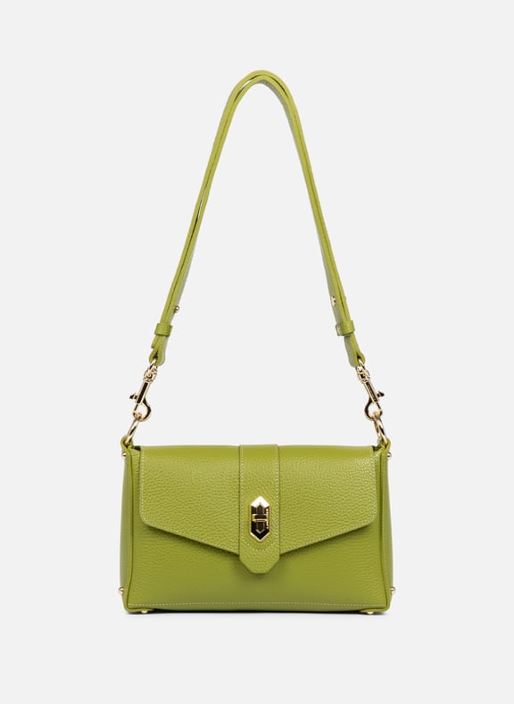 Small crossbody bag - Top Double Green by LANCASTER LANCASTER Small crossbody bag - Top Double Green