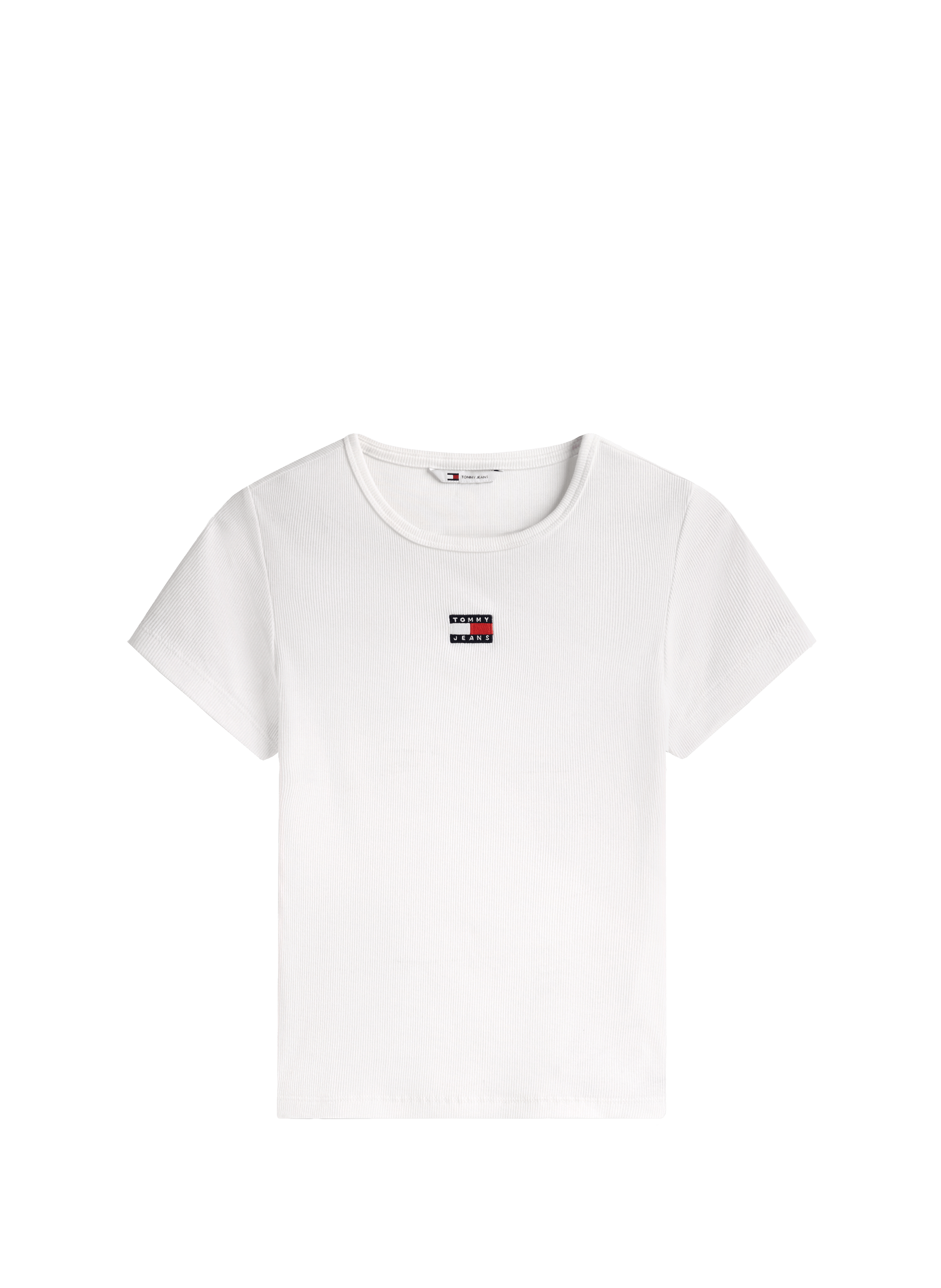 T-shirt à logo en coton  TOMMY HILFIGER Blanc