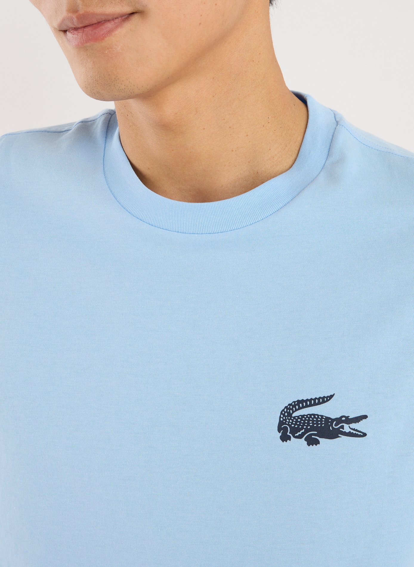 Classic Cotton T-Shirt LACOSTE Blue