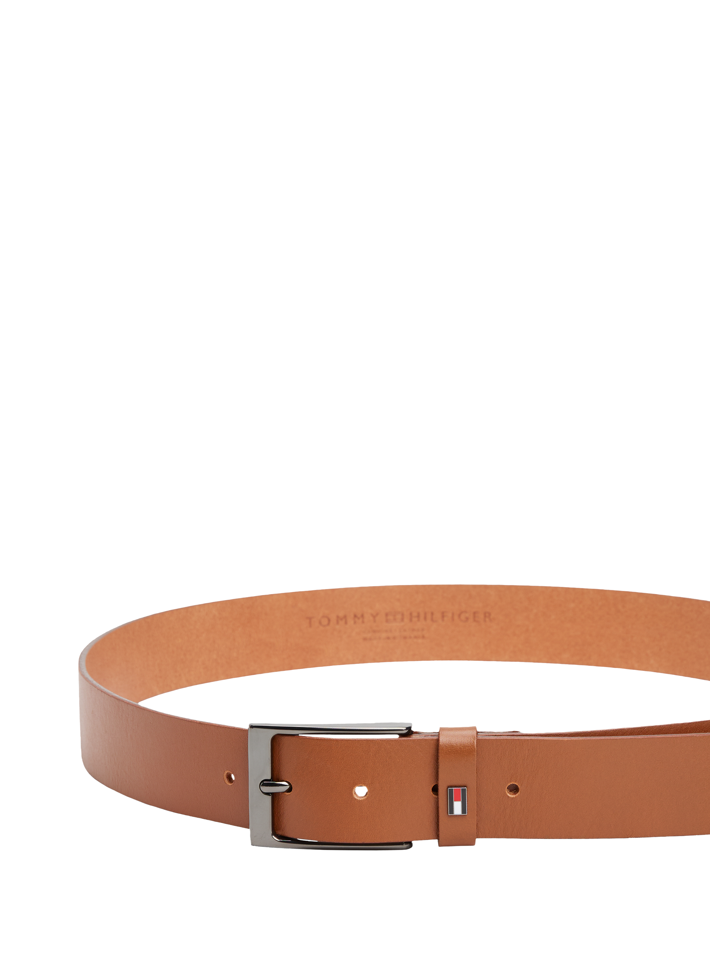 Ceinture en cuir de vache TOMMY HILFIGER Marron