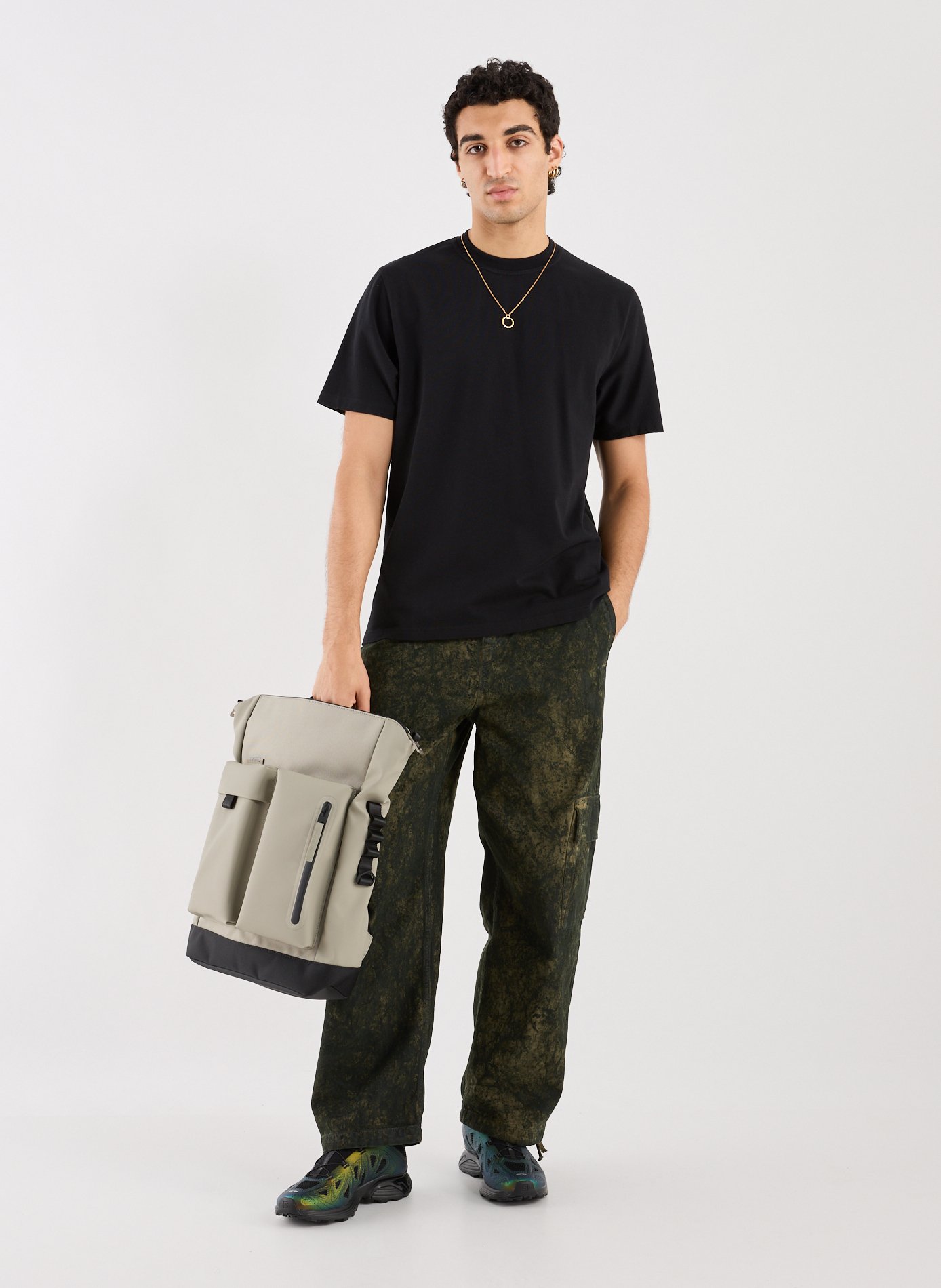 Biker-style cotton t-shirt ARTE ANTWERP Black