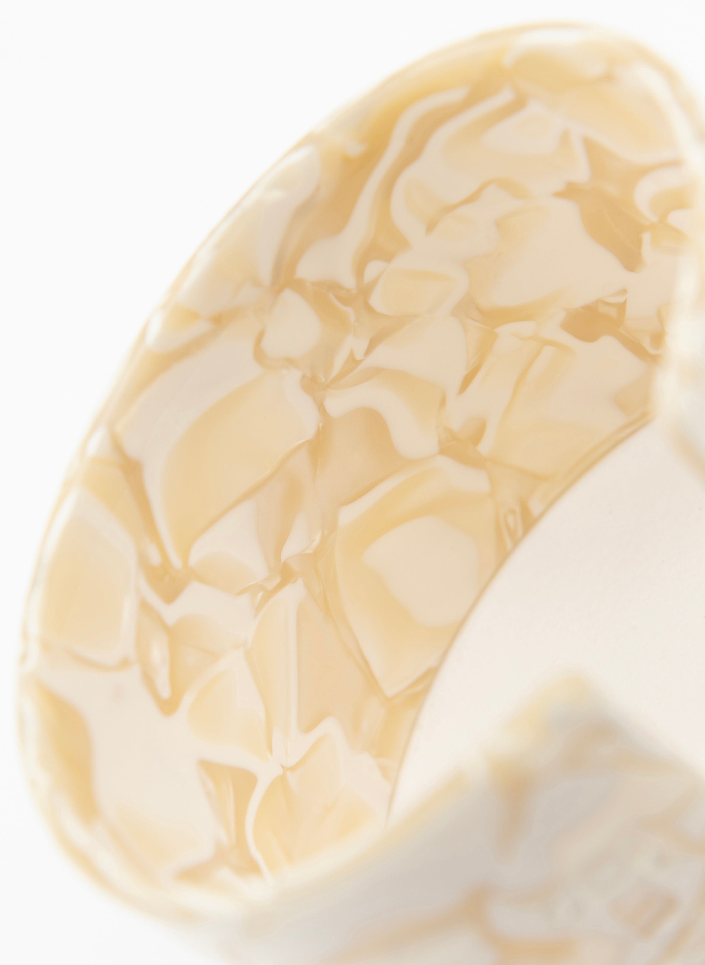 Bracelet stellar en acétate de cellulose KURAGE GINZA Beige