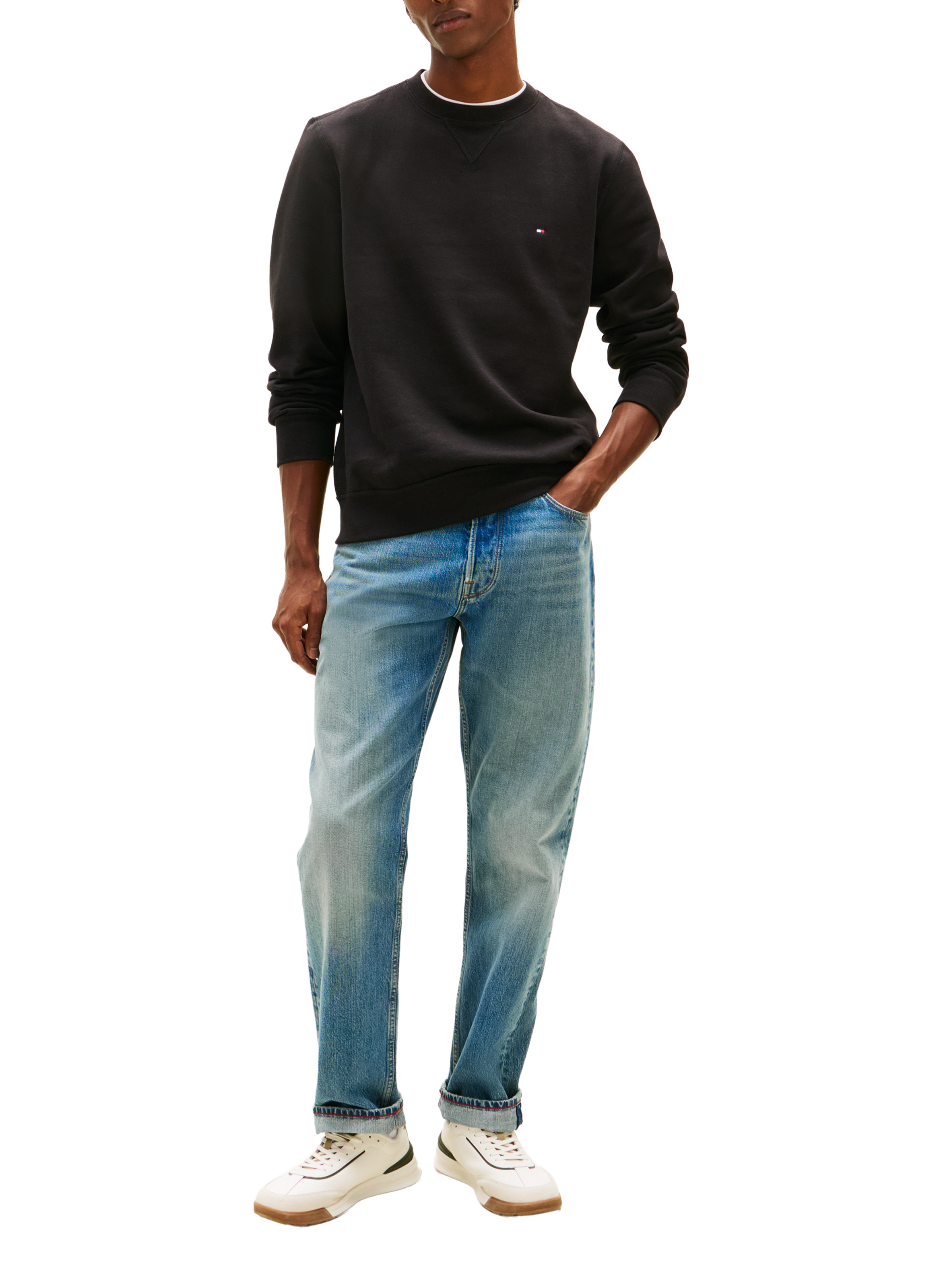 Cotton sweatshirt TOMMY HILFIGER Black