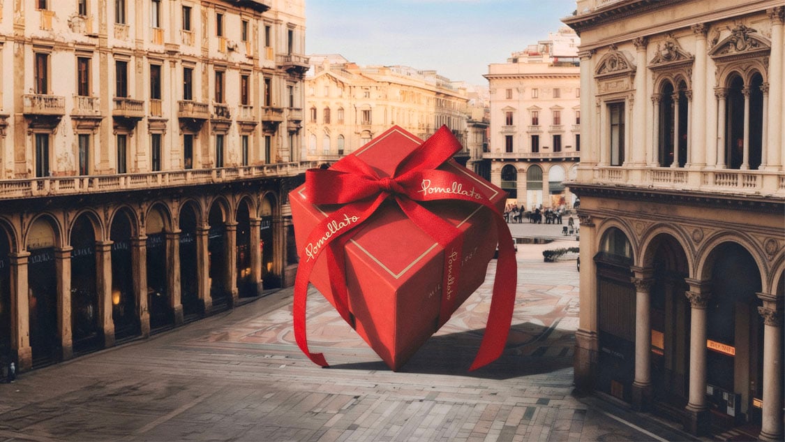 Pomellato Iconica Printemps, bijoux or rose et diamants, collier Pomellato luxe, boucles d’oreilles chaîne diamants, joaillerie milanaise contemporaine