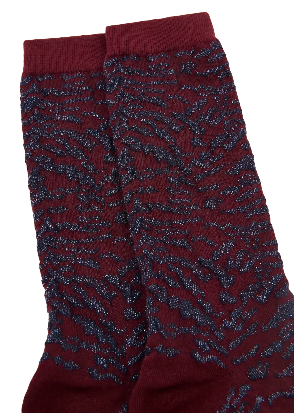 Chaussettes en maille jacquard ifari ESSENTIEL ANTWERP Rouge