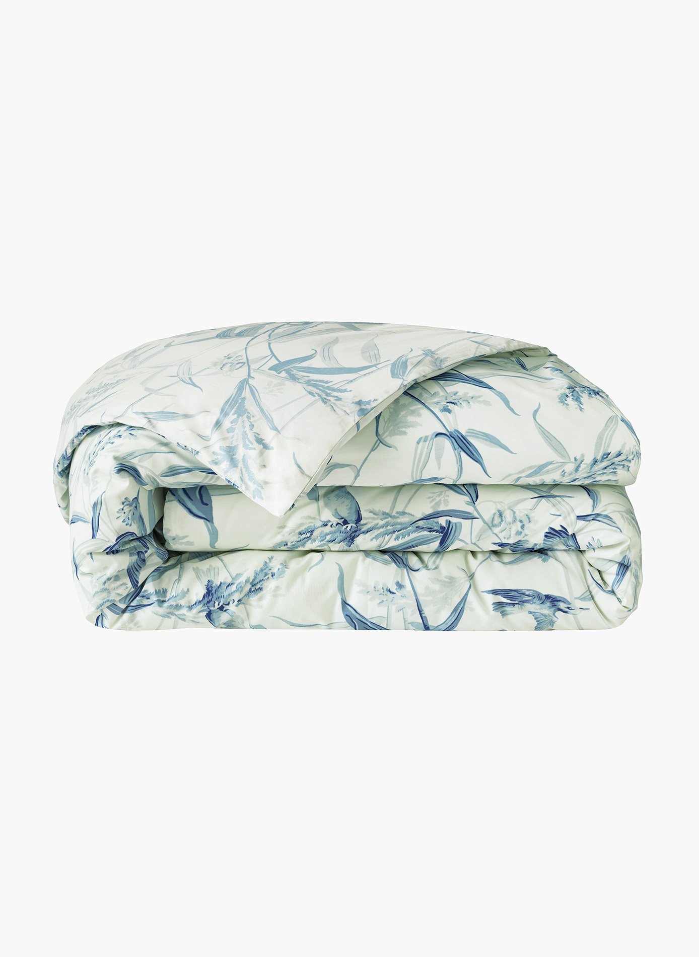 Housse de couette estampe ANNE DE SOLENE Bleu