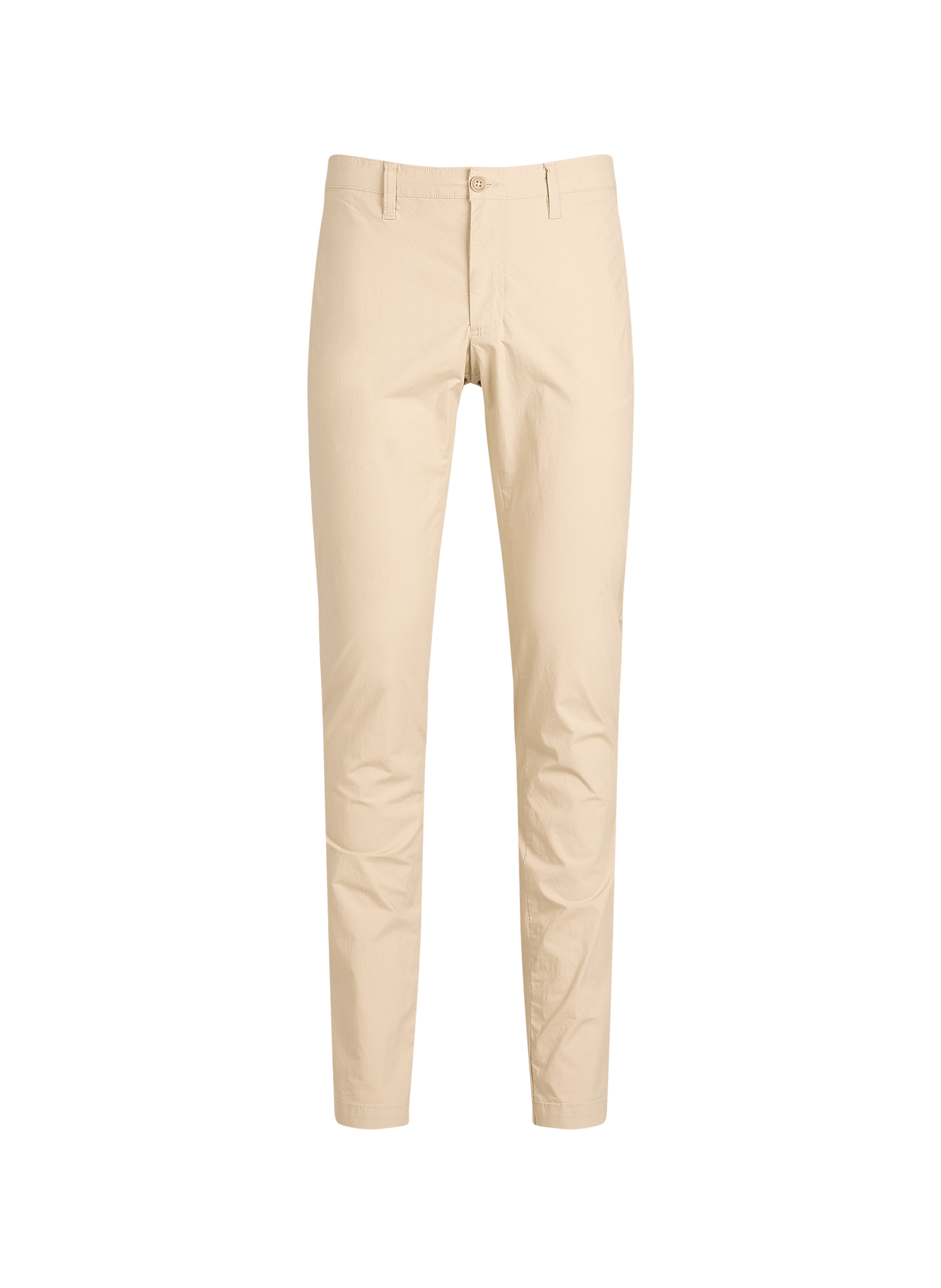 Pantalon droit uni en coton mélangé TIMBERLAND Beige