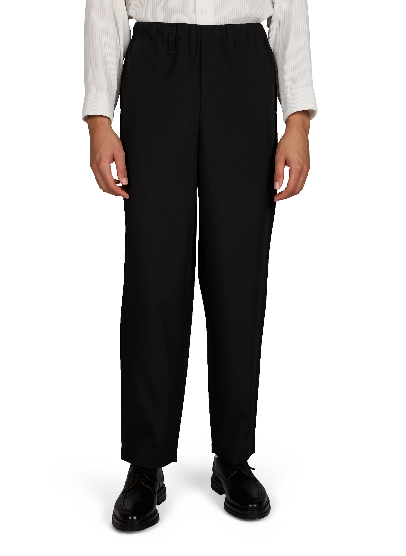 Wide-leg trousers in solid color ISSEY MIYAKE Black