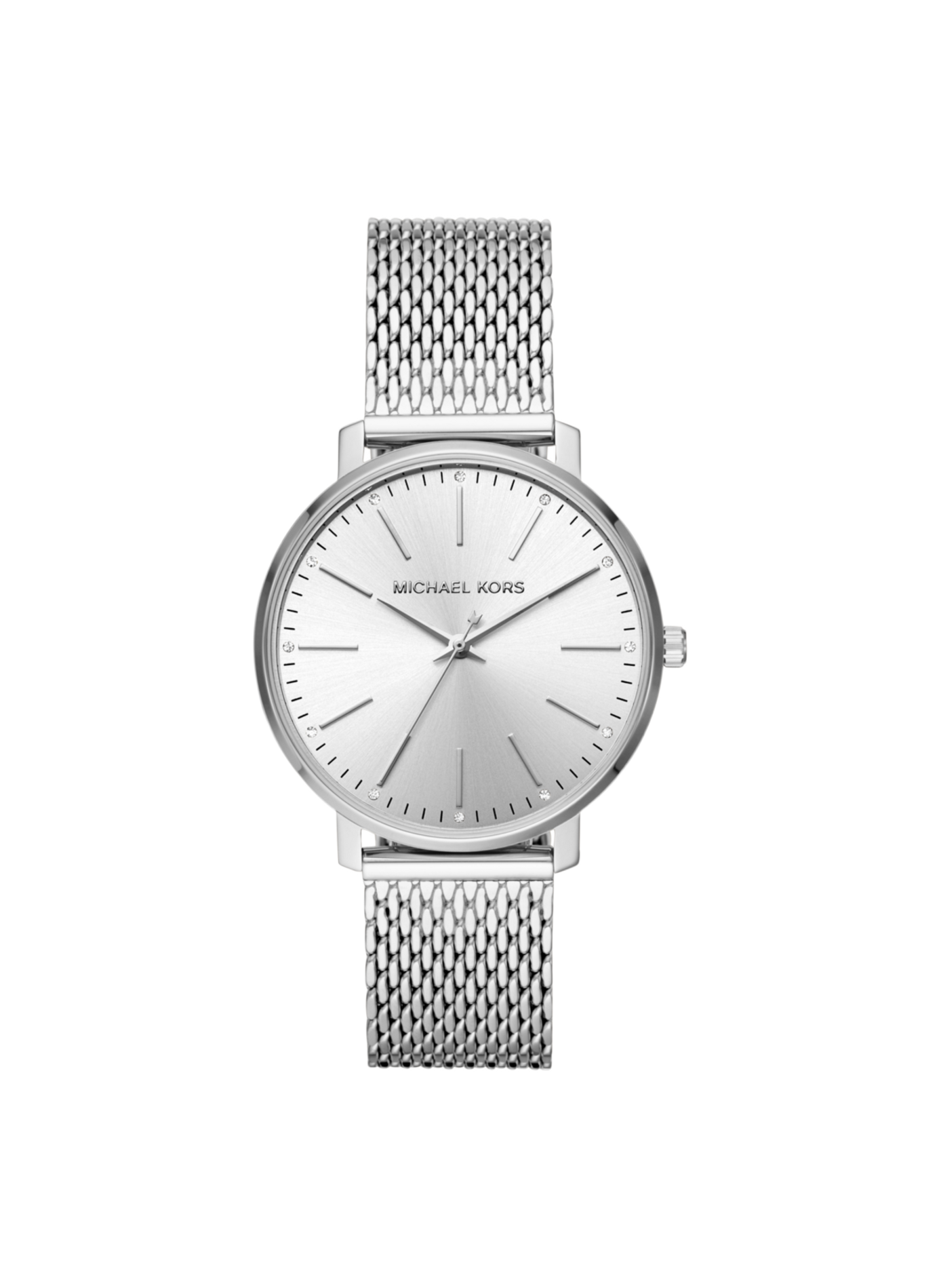 Montre quartz Pyper en acier inoxydable MICHAEL KORS MONTRES Argent