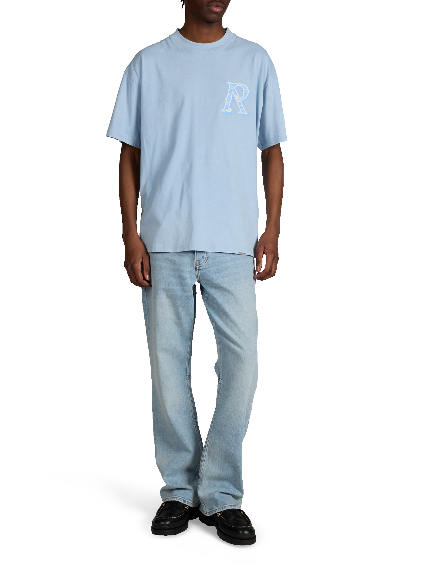 Braided leather sandals in grained leather KLEMAN Black