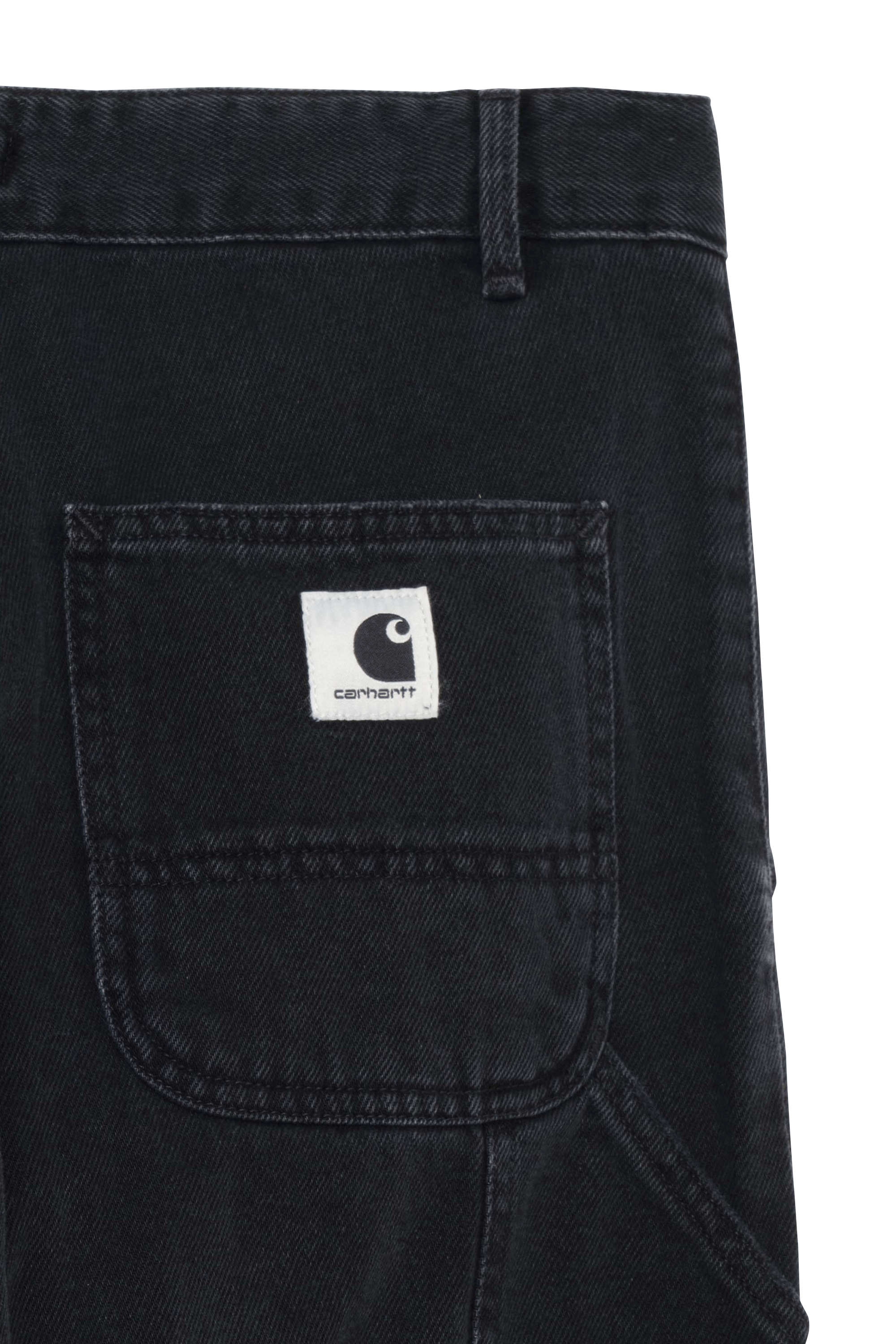 Jean w' pierce pant straight CARHARTT WIP Noir