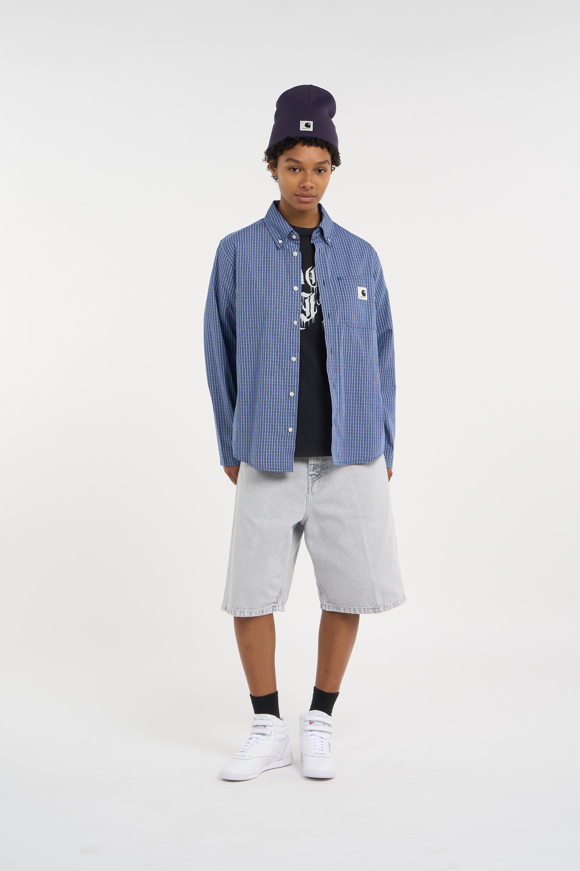 Bonnet w' ashley beanie CARHARTT WIP Violet