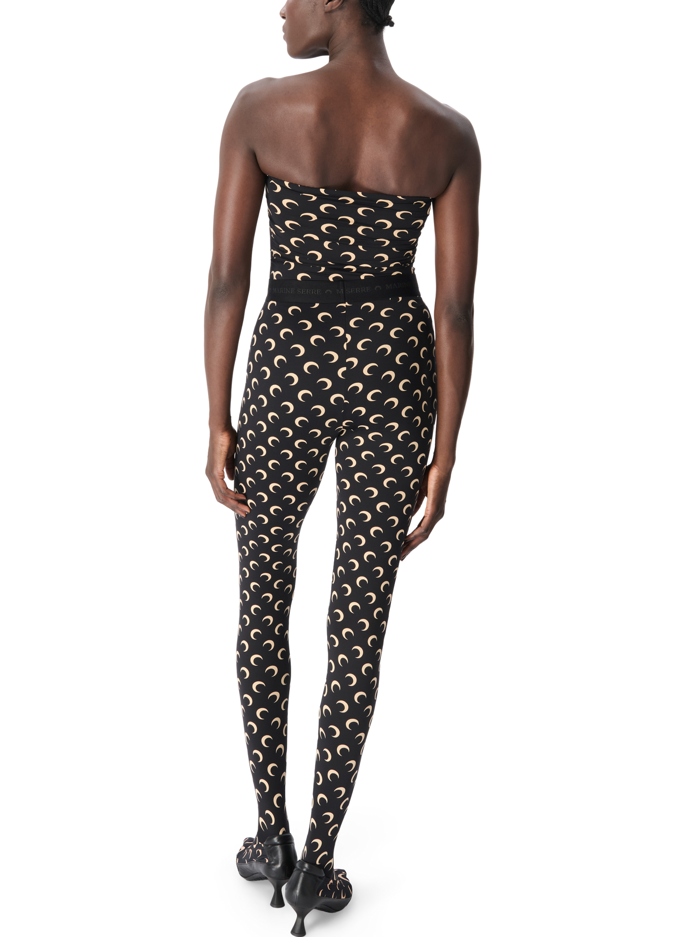 Top met maanprint in jersey | Zwart MARINE SERRE Dames