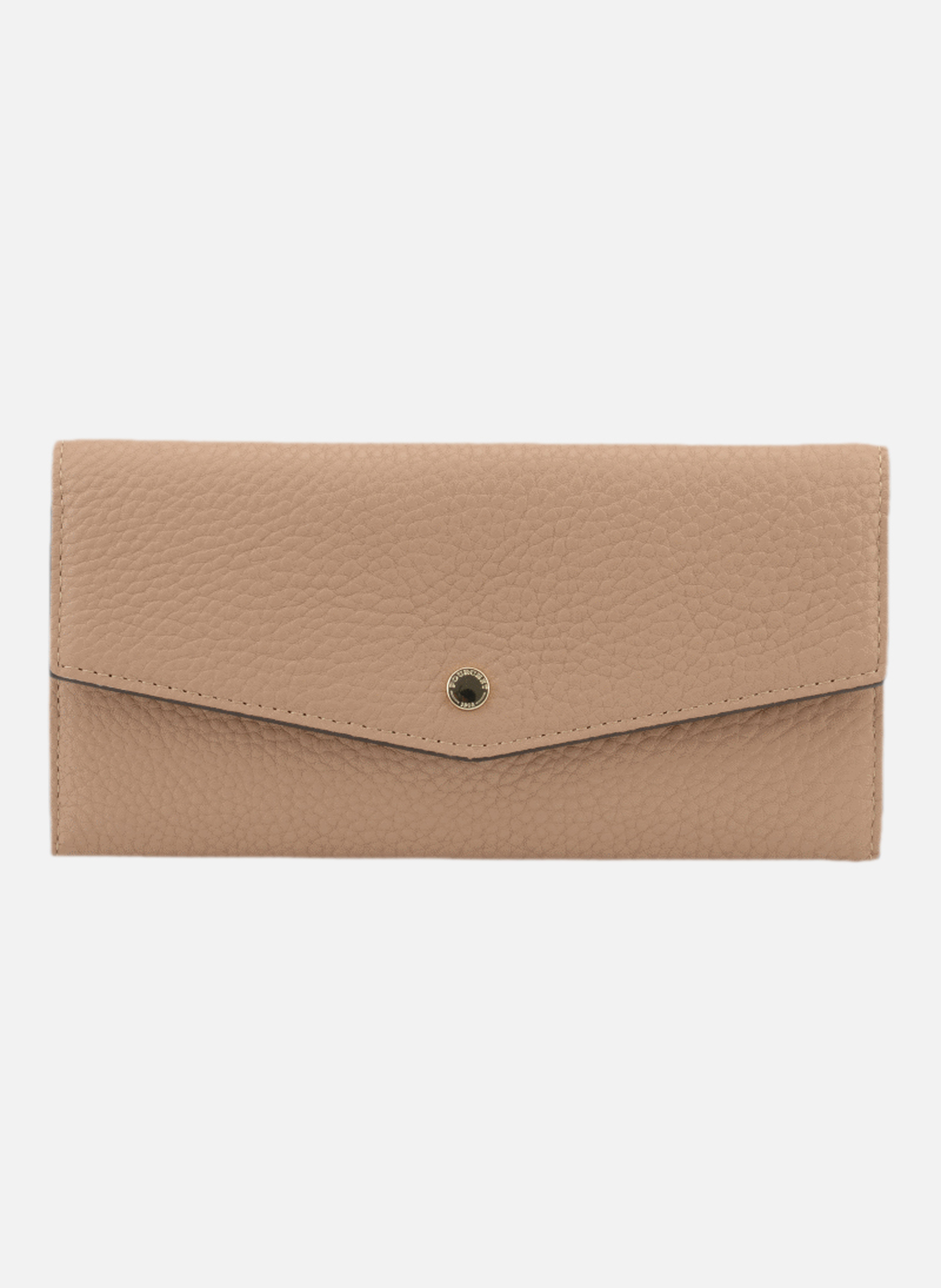 Club | porte-monnaie gm en cuir de veau | Marron POURCHET Femme