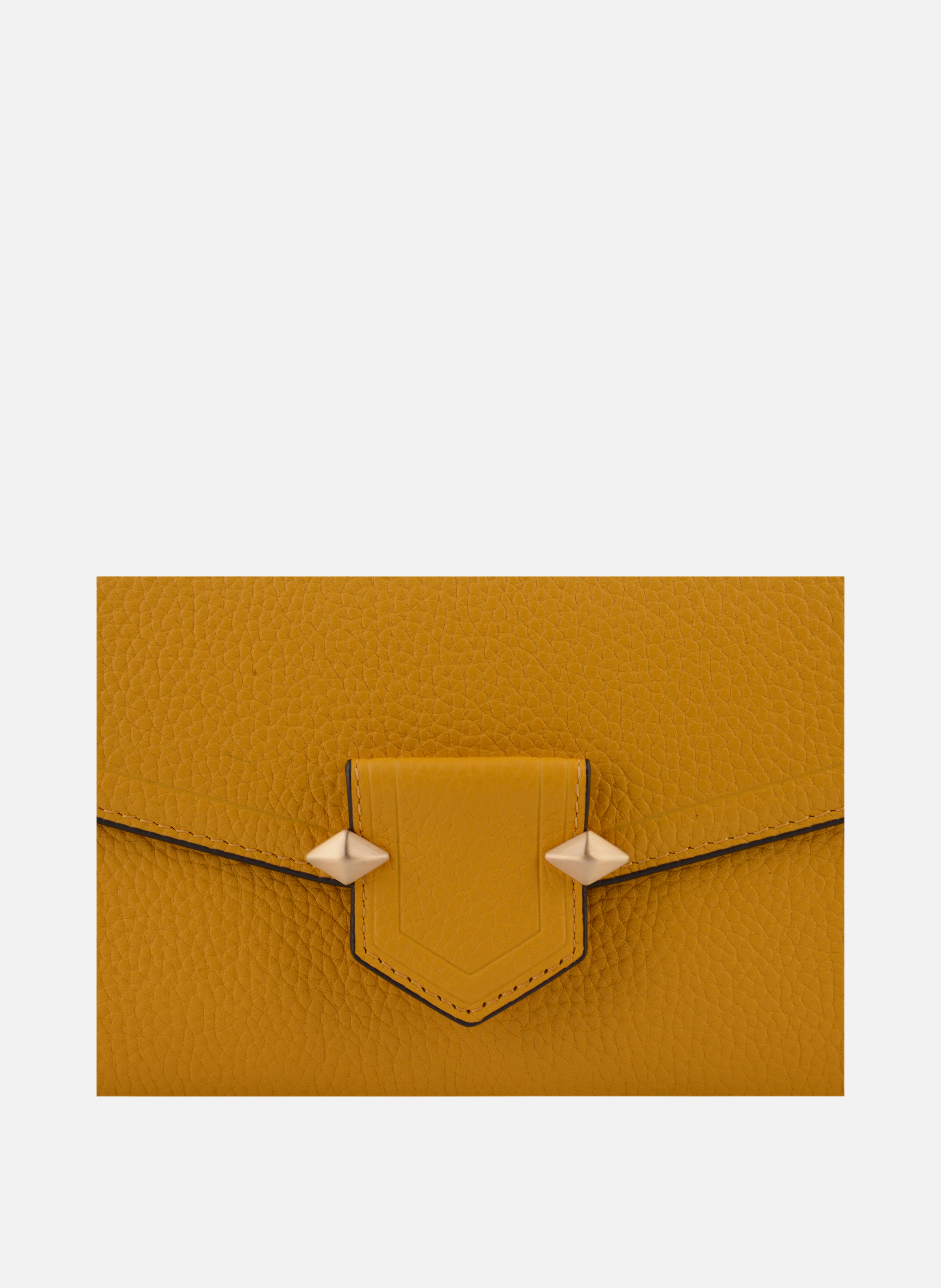 Sèvres | sac besace gm en cuir de vachette POURCHET Jaune