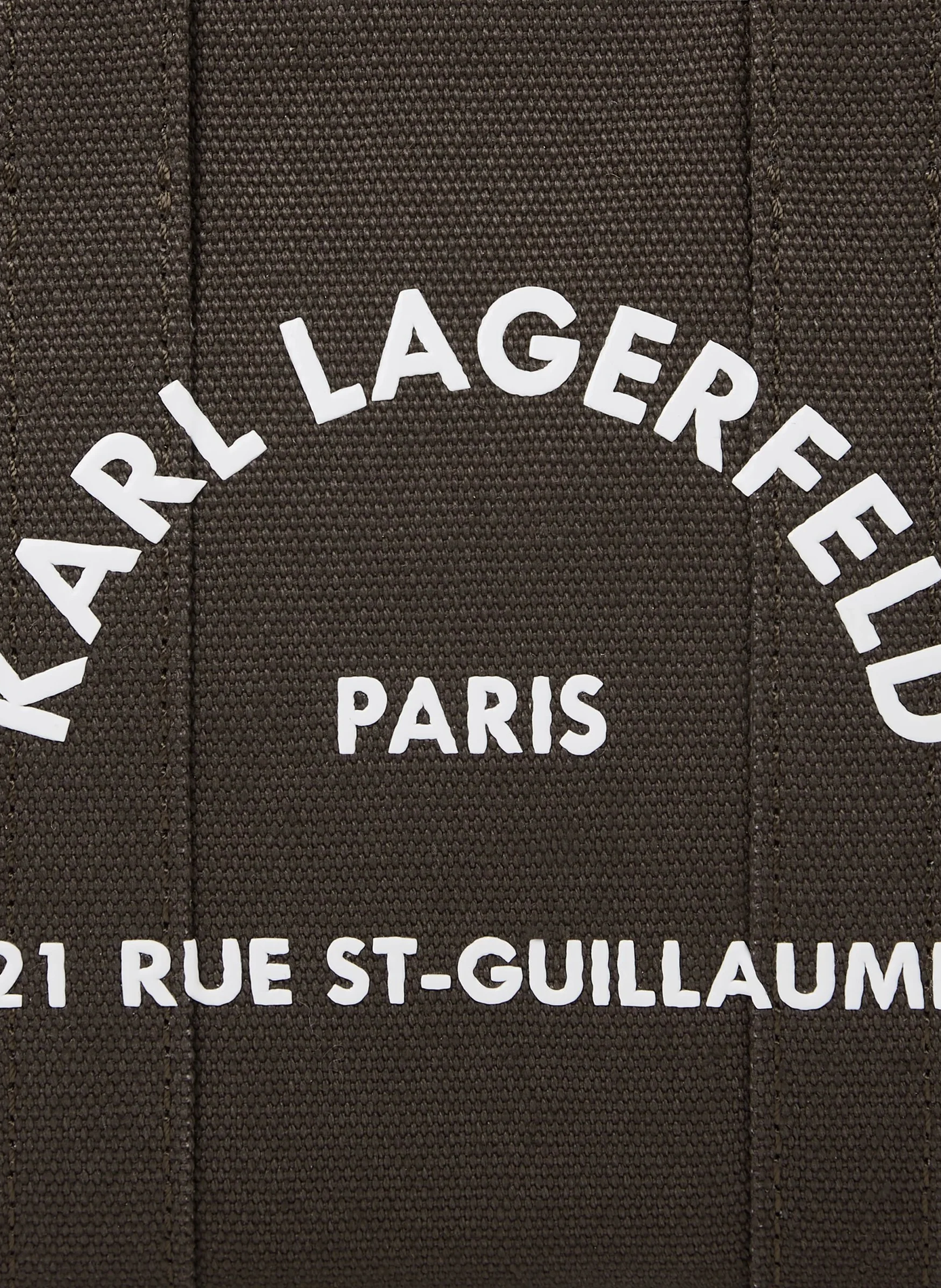 Cotton handbag | Brown KARL LAGERFELD Women
