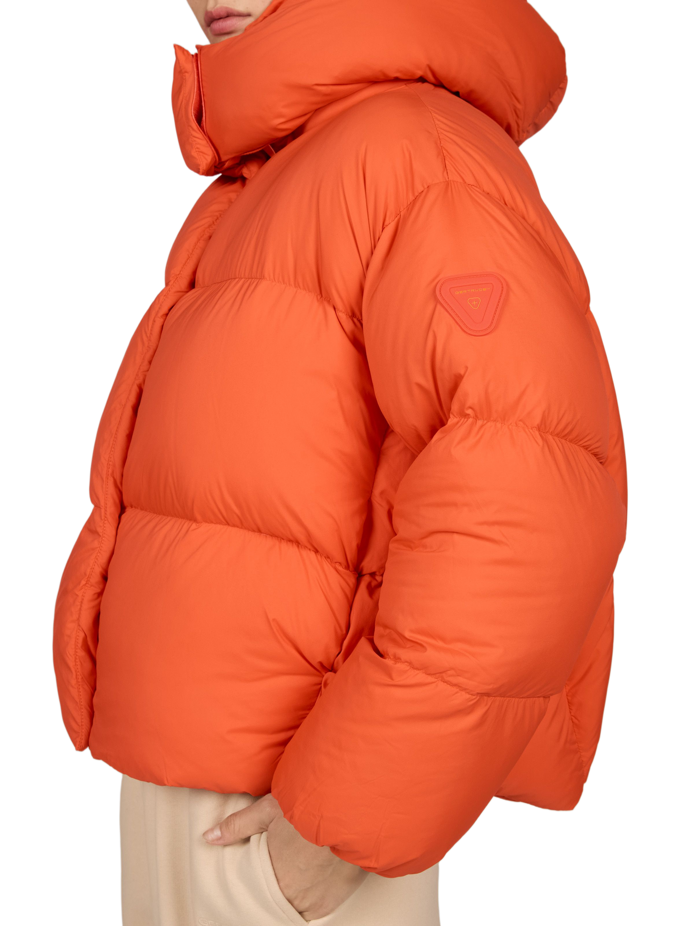 Oversize-Daunenjacke LIV mit Kapuze GERTRUDE Rot