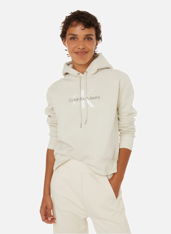 Calvin klein best sale hoodie beige