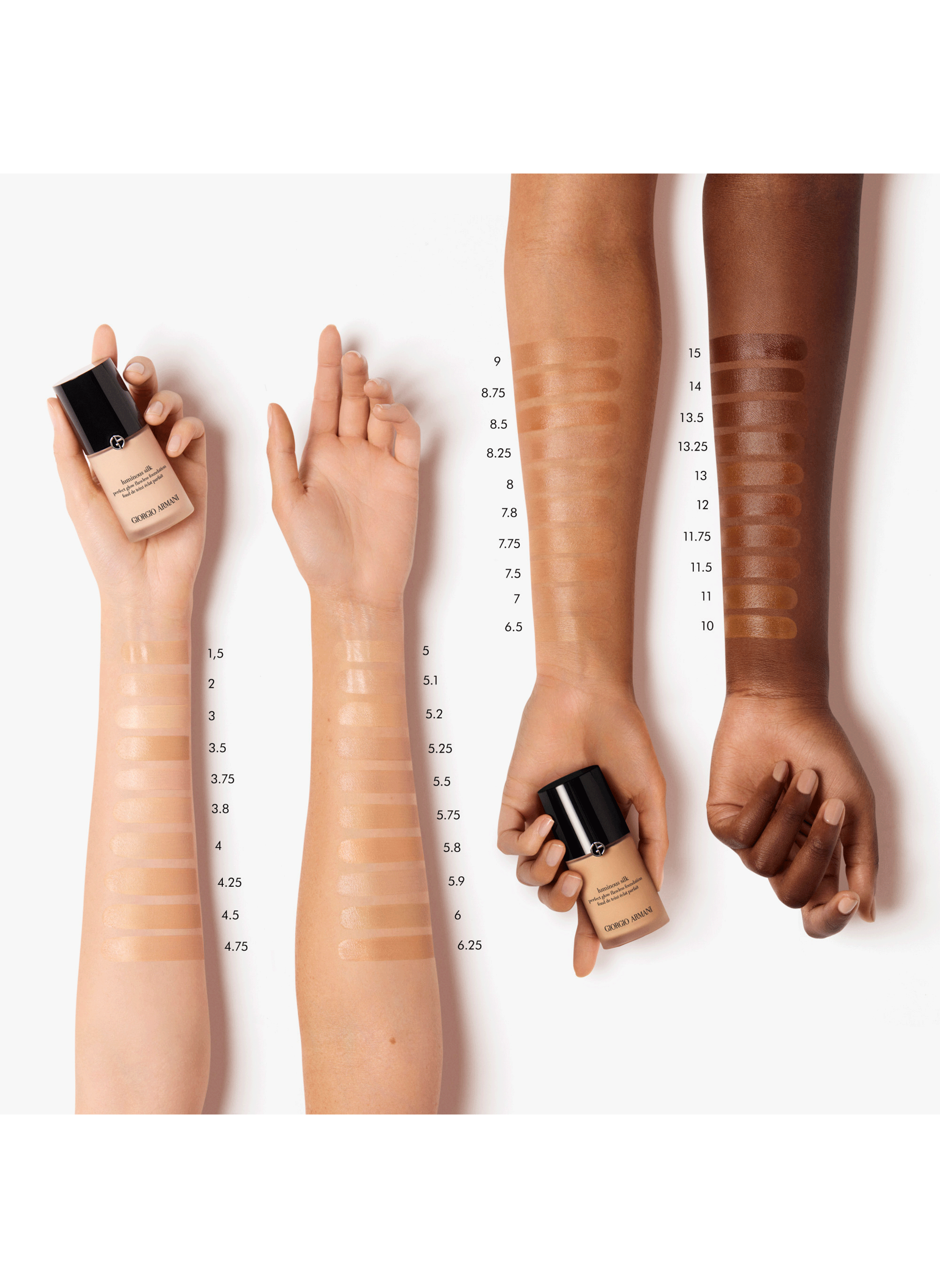 Luminous Silk Foundation ARMANI 7 - bronze