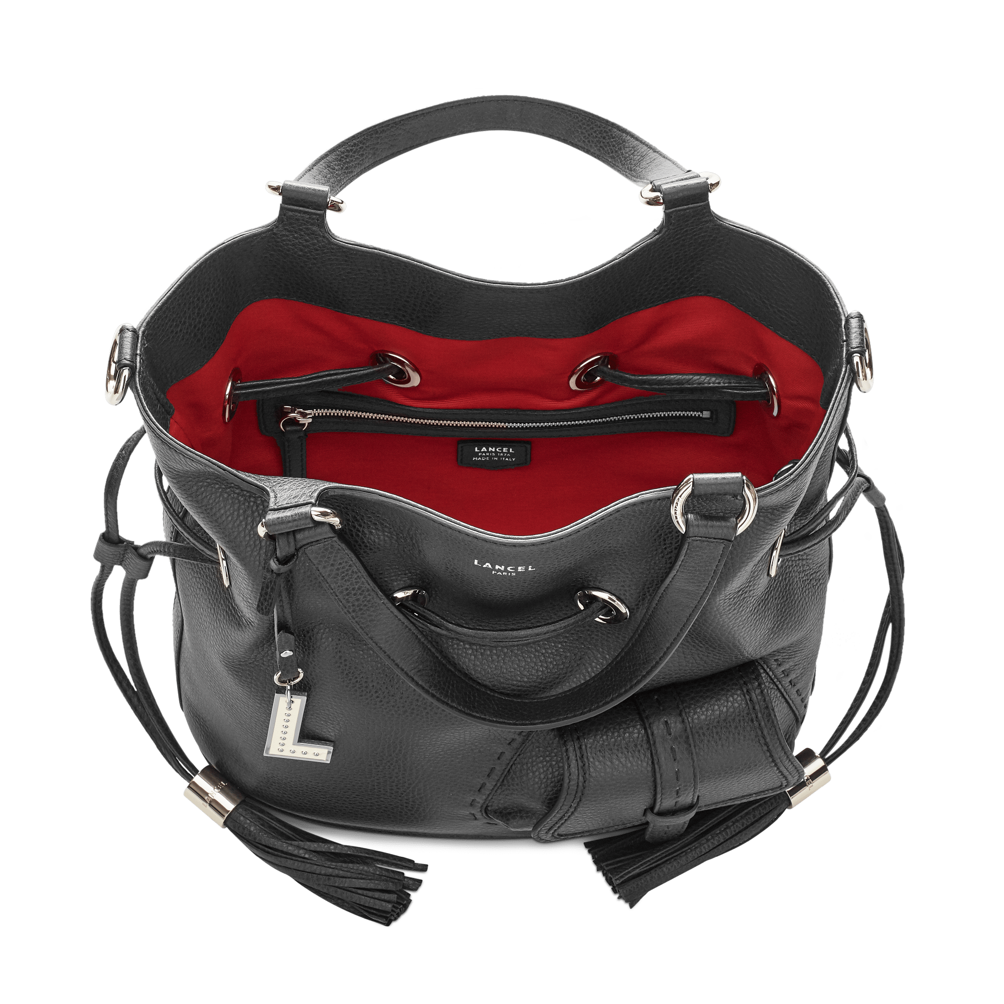 Sac seau m - premier flirt de lancel LANCEL Noir