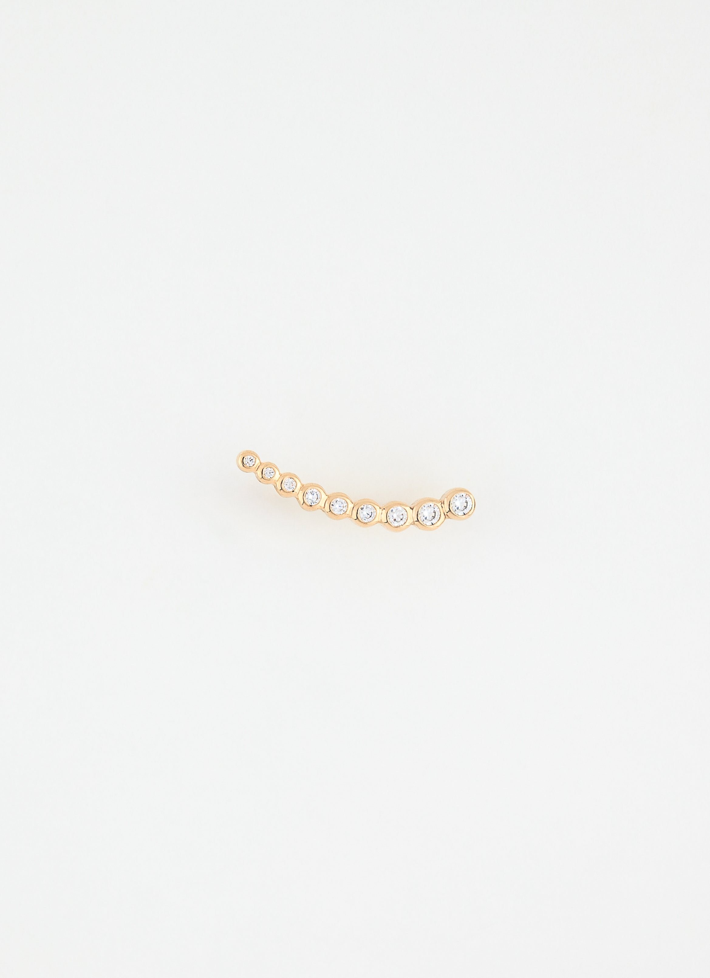 Contour d'oreille droit esmée plaqué or ANNA SOTTILOTTA Doré