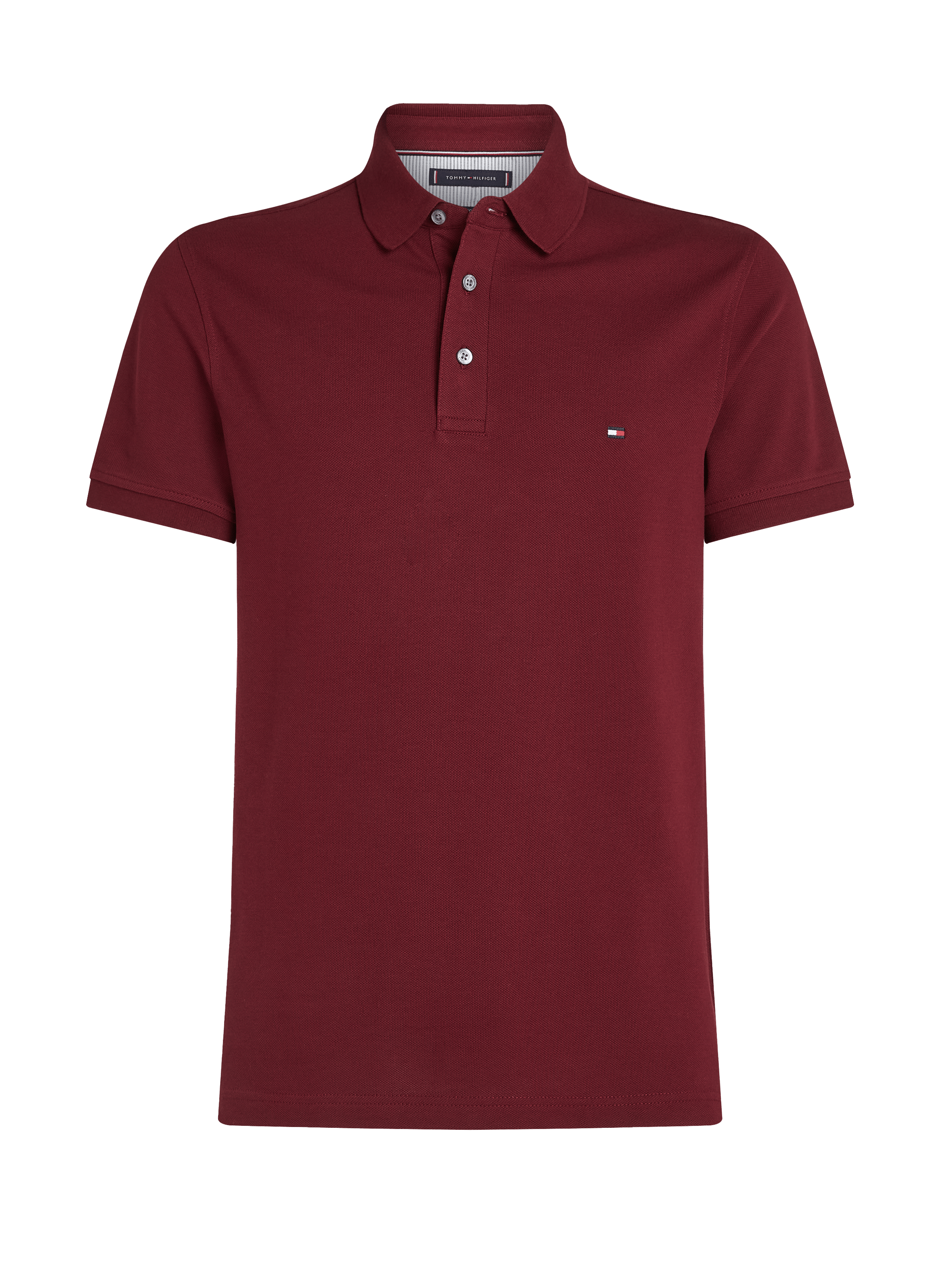 Polo en coton organique TOMMY HILFIGER Rouge