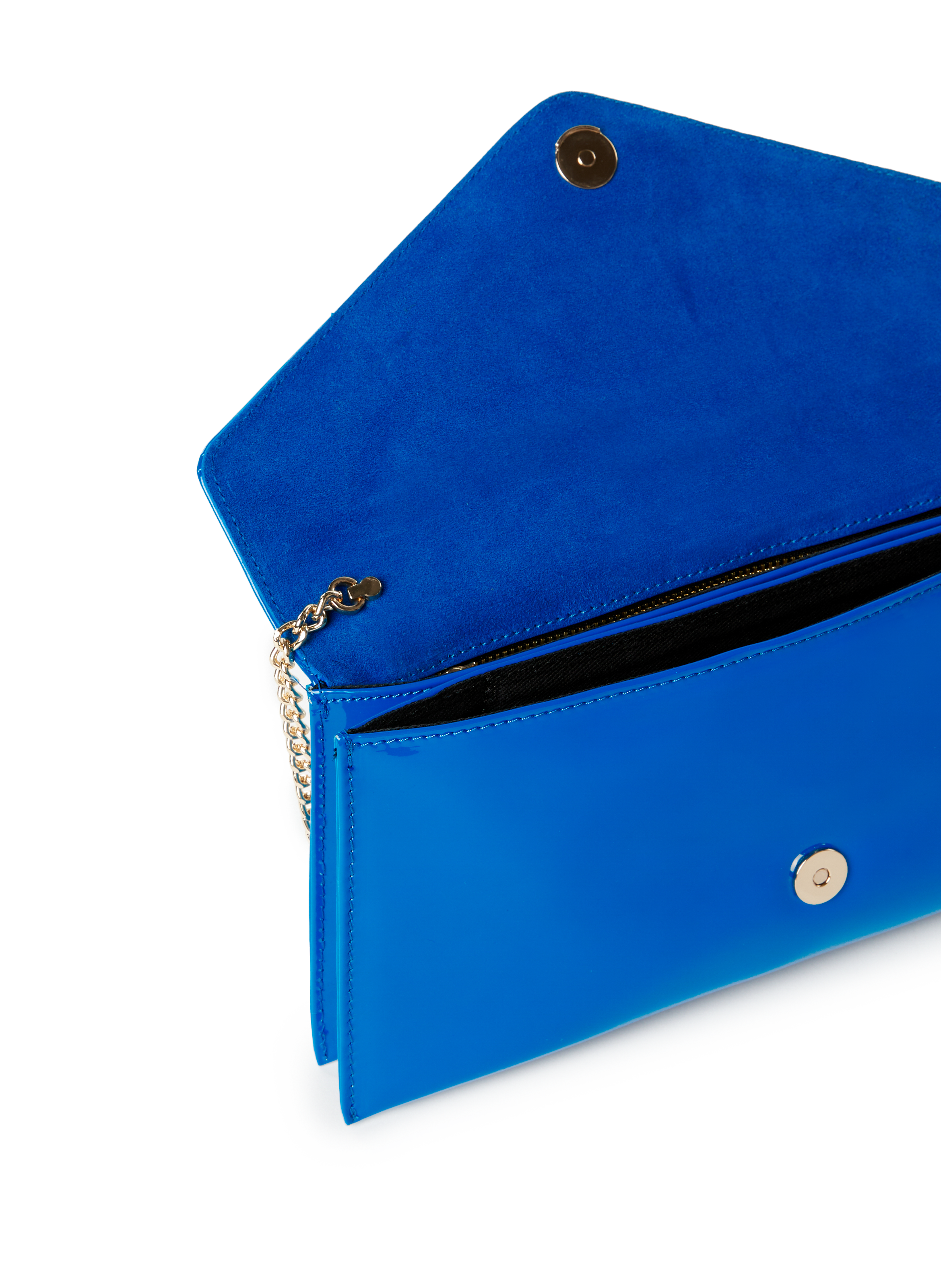 Pochette Folyta en cuir verni  SAISON 1865 Bleu