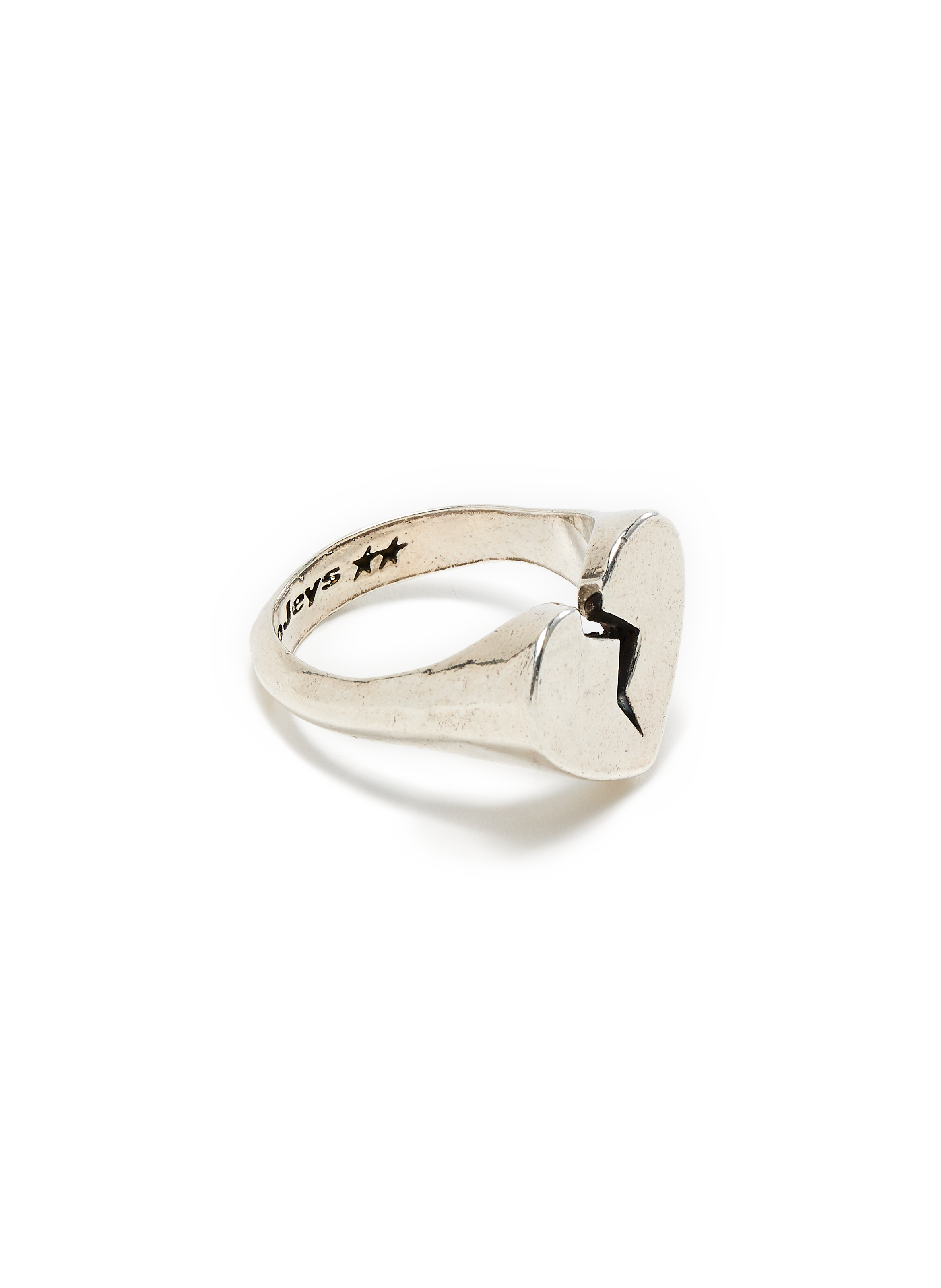 Broken heart ring TWO JEYS Silver
