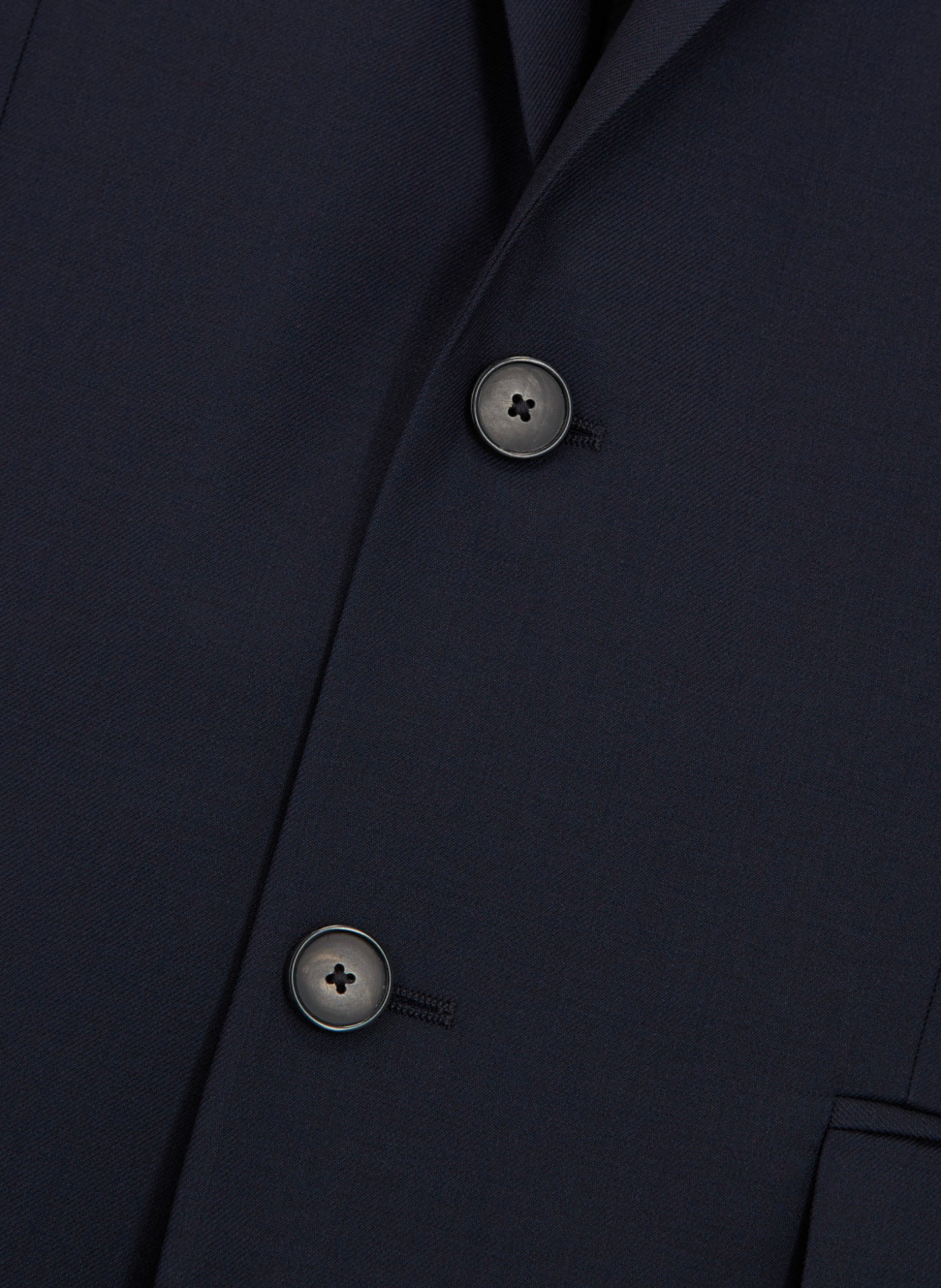 Veste de costume en laine coupe tailleur droite THE KOOPLES Bleu