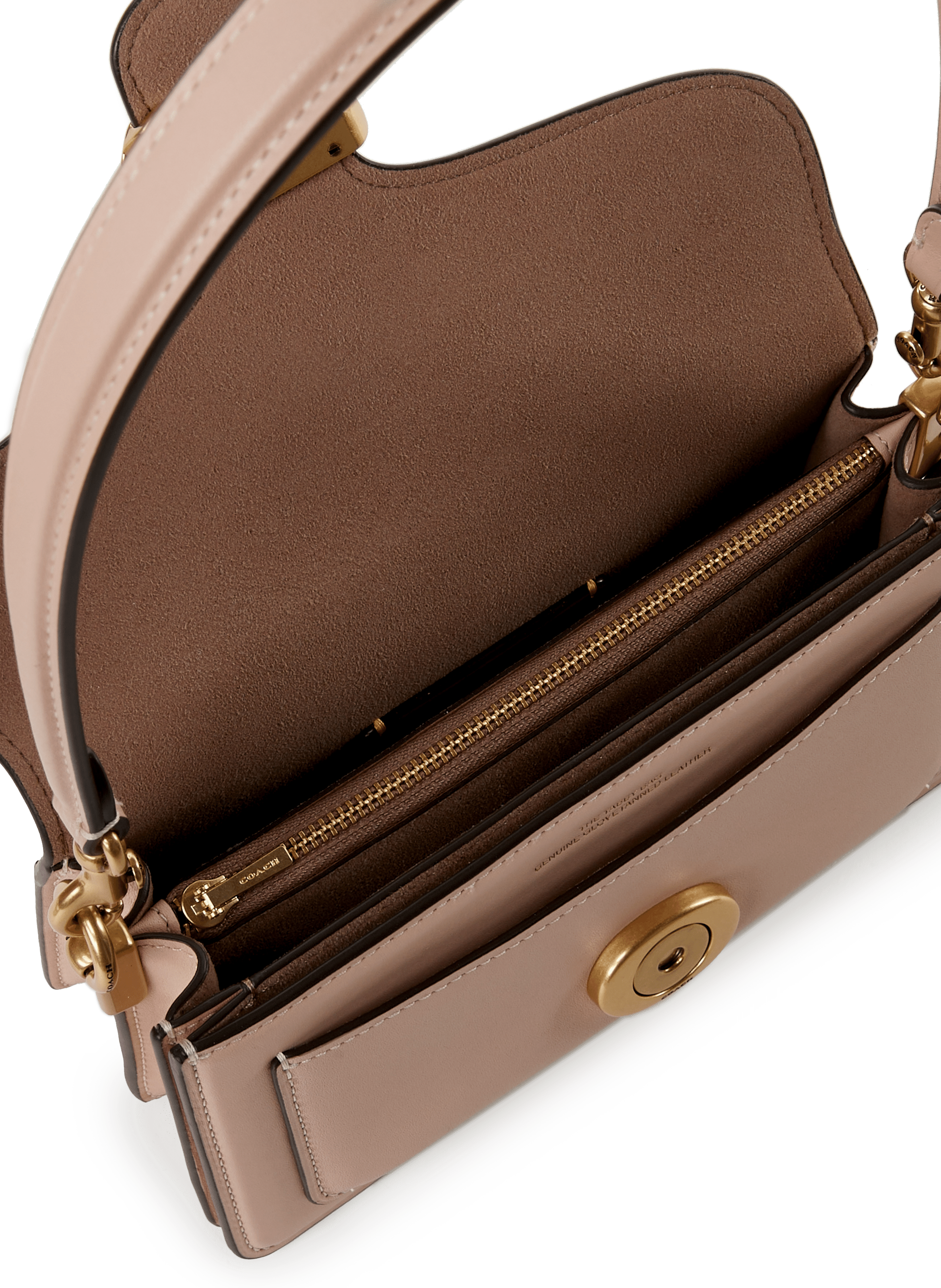 Sac Tabby 20 en cuir  COACH Beige