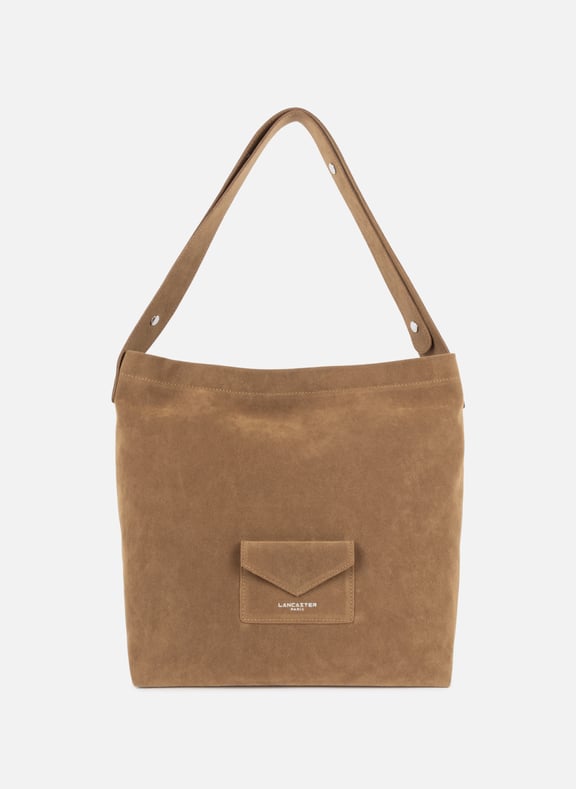 Bucket bag - Suédine KBA Brown by LANCASTER LANCASTER Bucket bag - Suédine KBA Brown