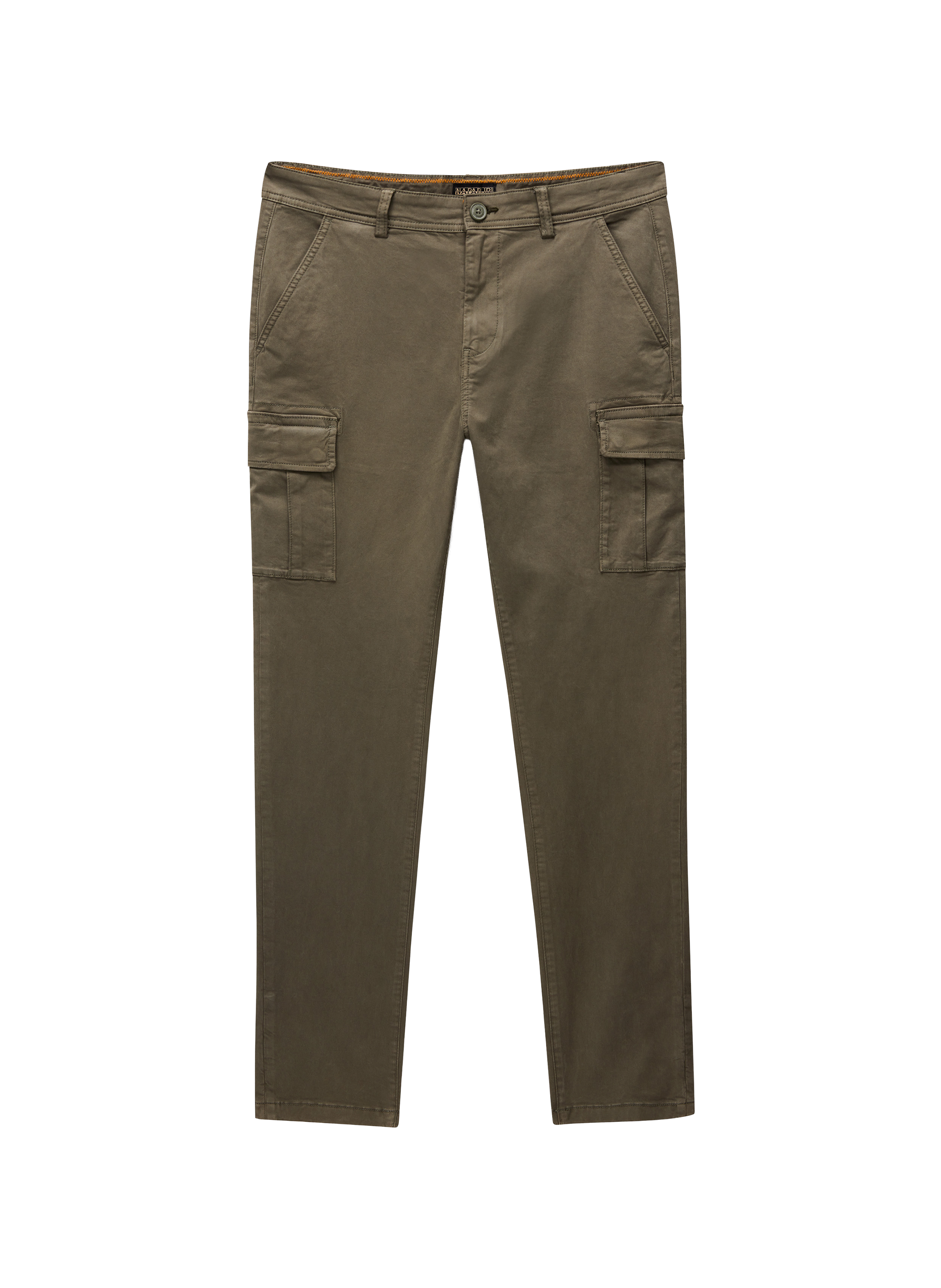 Cotton canvas cargo pants NAPAPIJRI Green