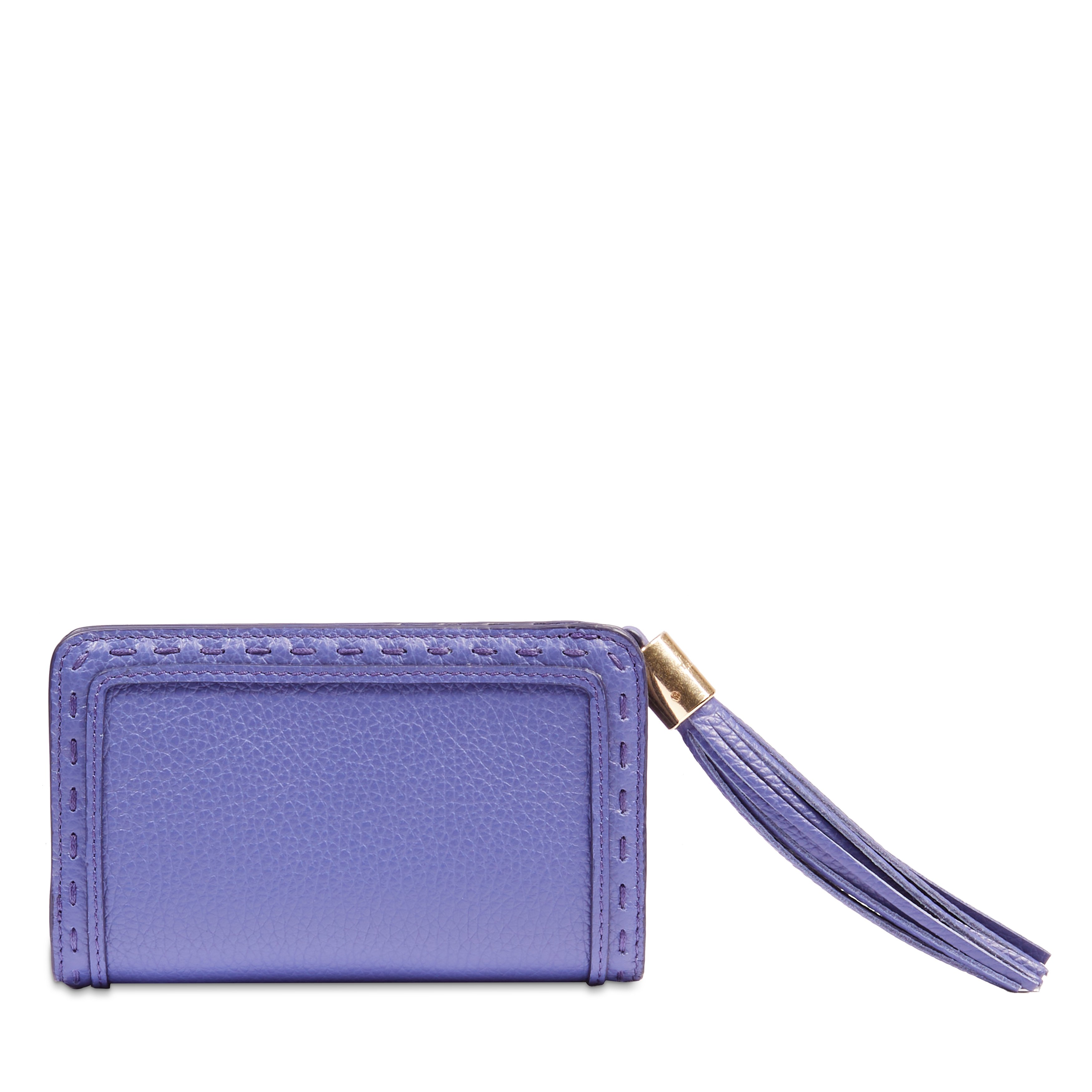 Compacte rechthoekige portefeuille van Lancel's Premier Flirt in leer. LANCEL Blauw