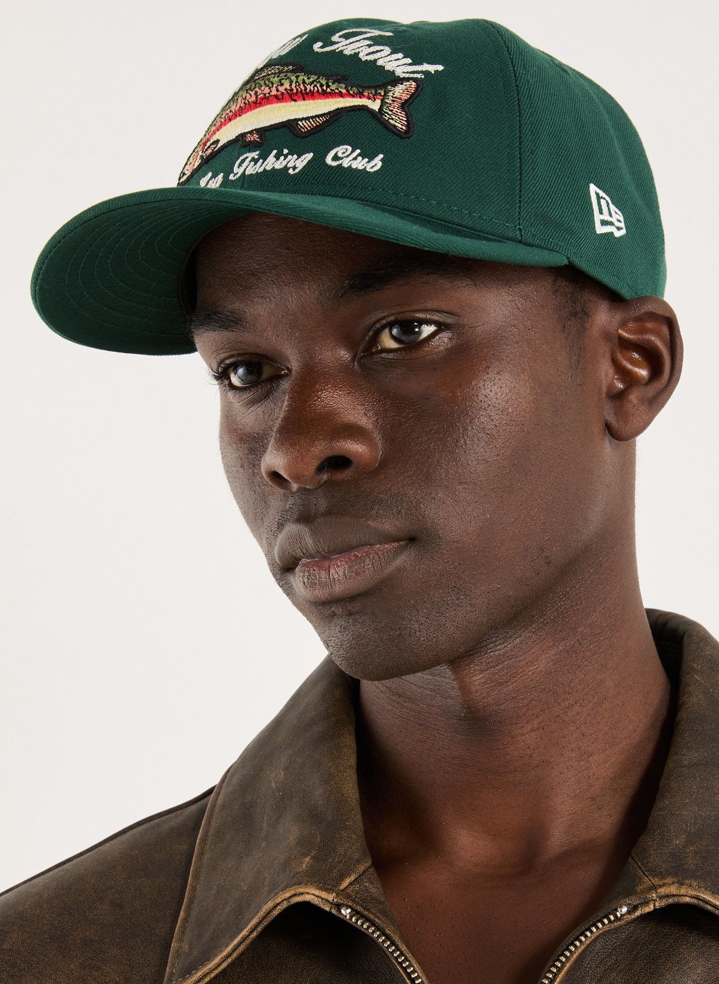 Casquette brodée à visière incurvée NEW ERA Vert