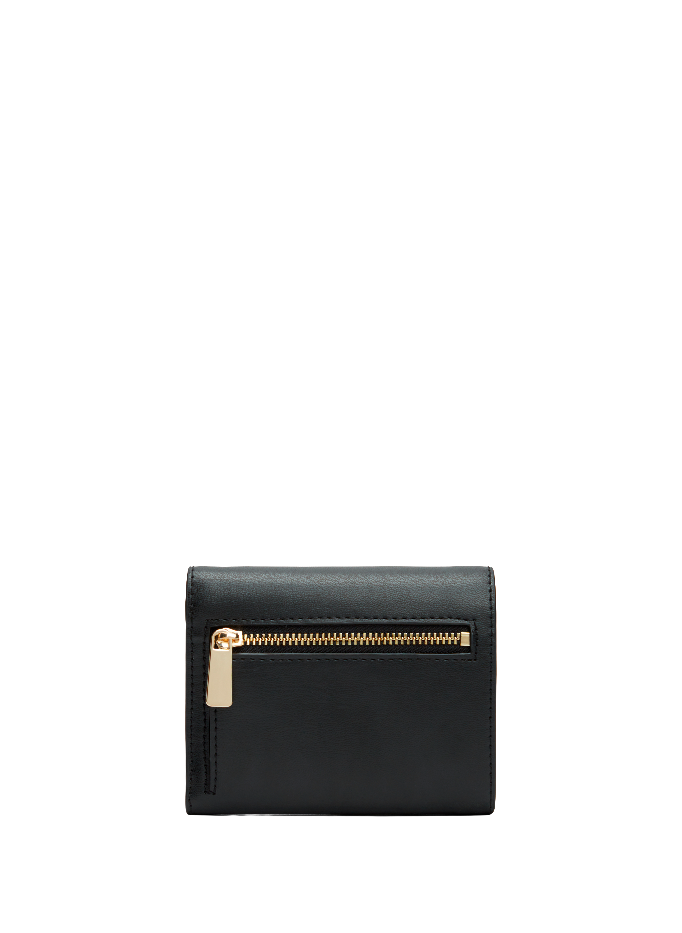 Portefeuille à logo effet cuir TOMMY HILFIGER Noir