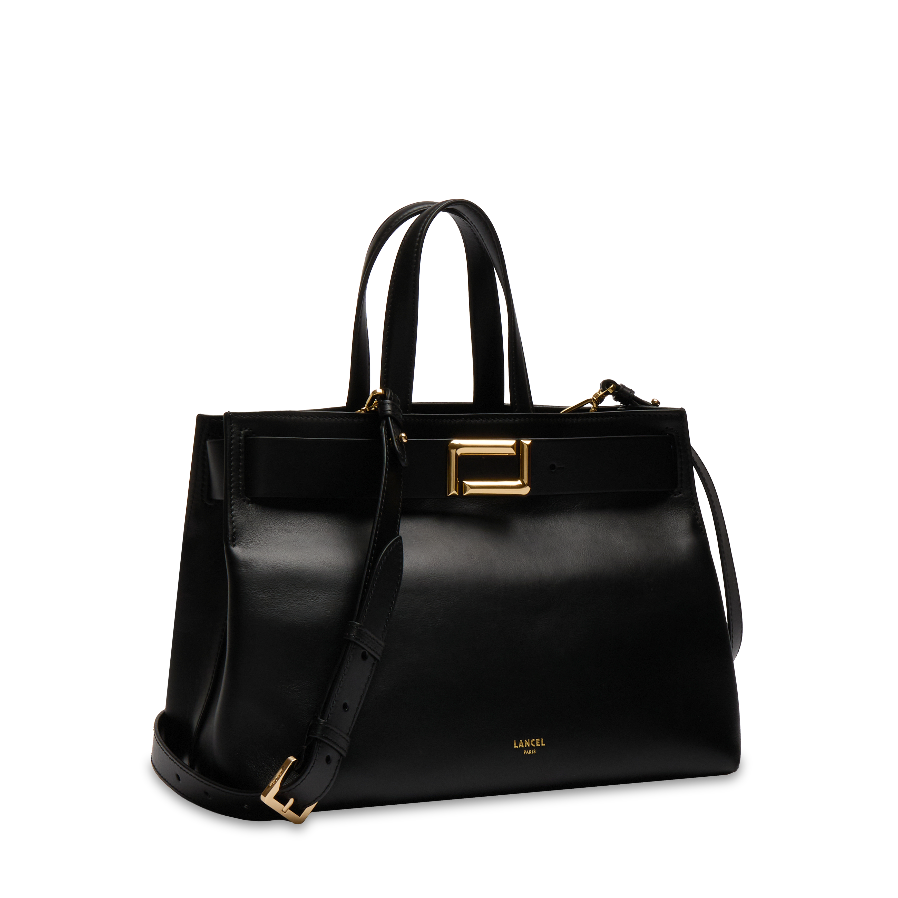 Sac carryall m angèle de lancel en cuir LANCEL Noir