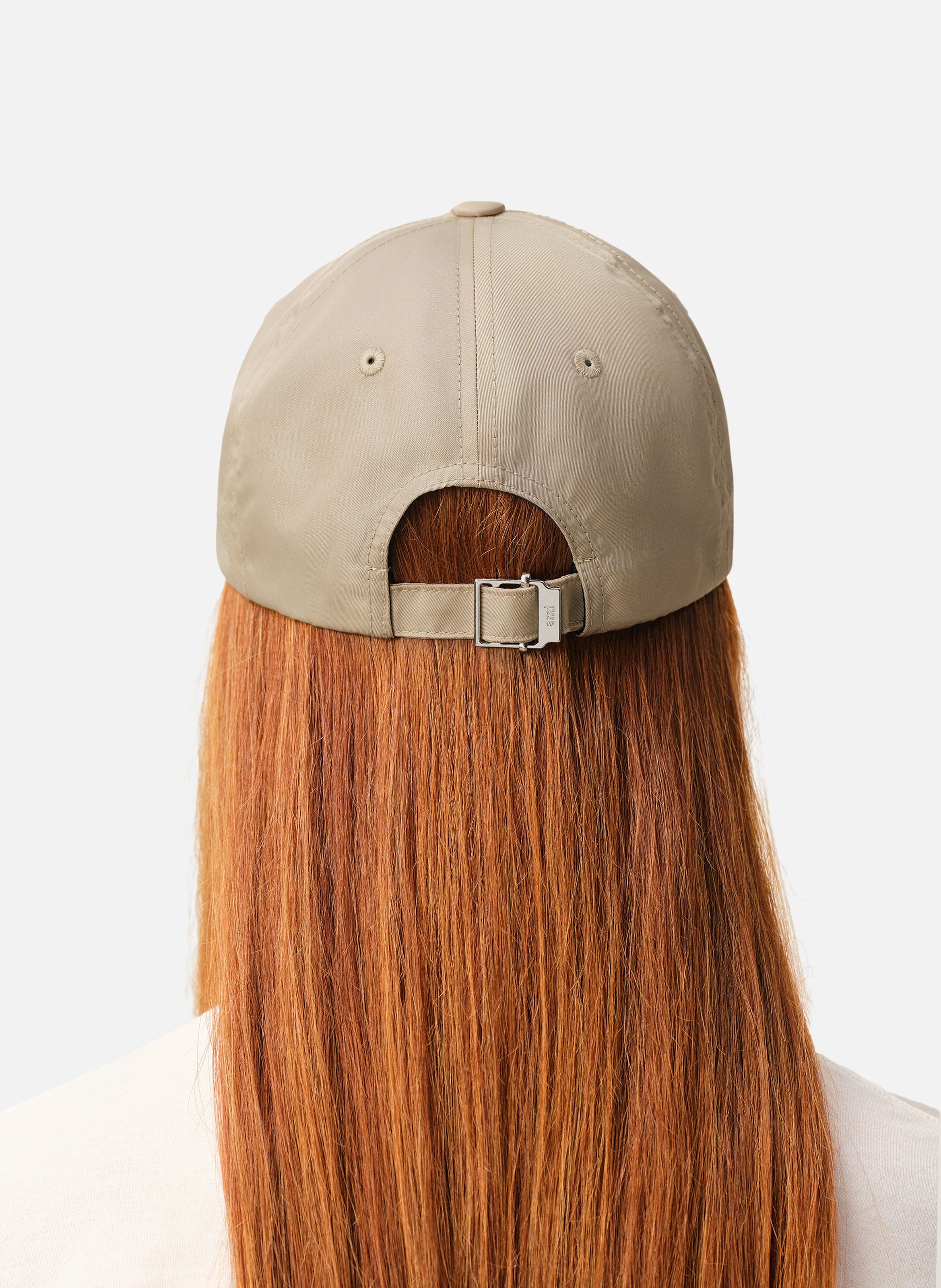 Casquette rivet ami de coeur unisexe en nylon AMI PARIS Beige