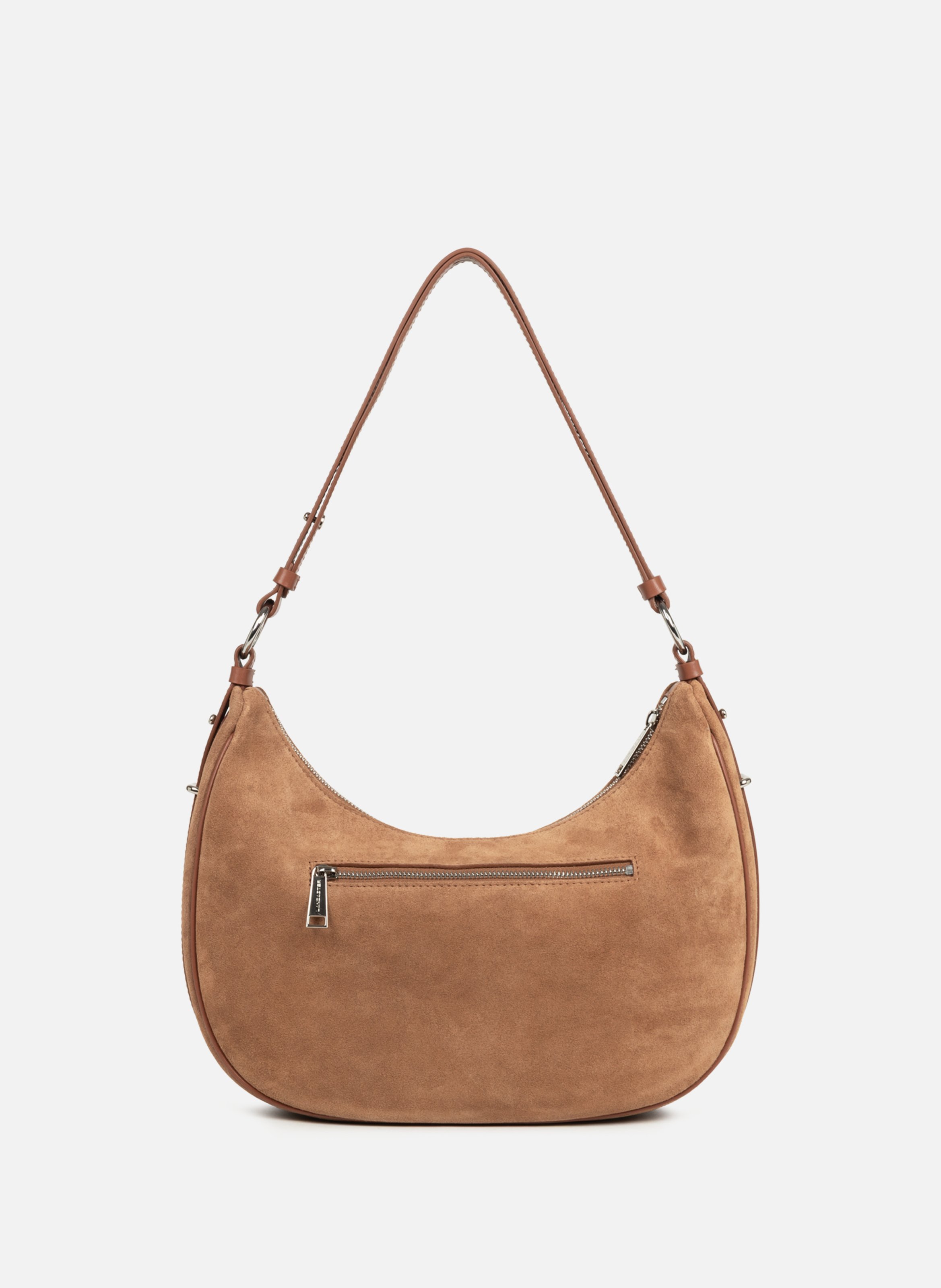 Large shoulder bag - Suède LANCASTER Brown